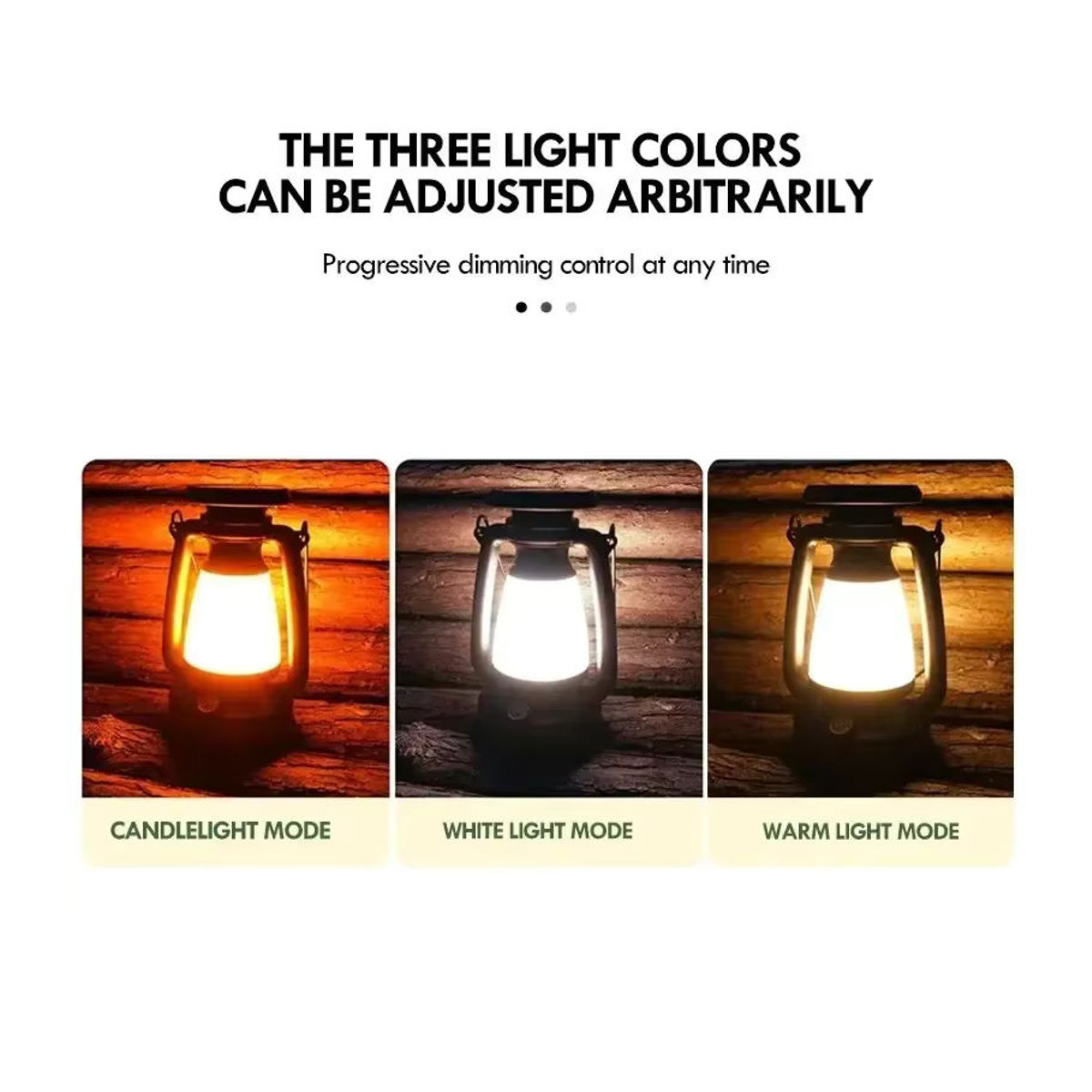 QHSPE Retro LED Schreibtischlampe Schwarz als dekorative Tischleuchte für Camping und Wohnkultur - Bild 2