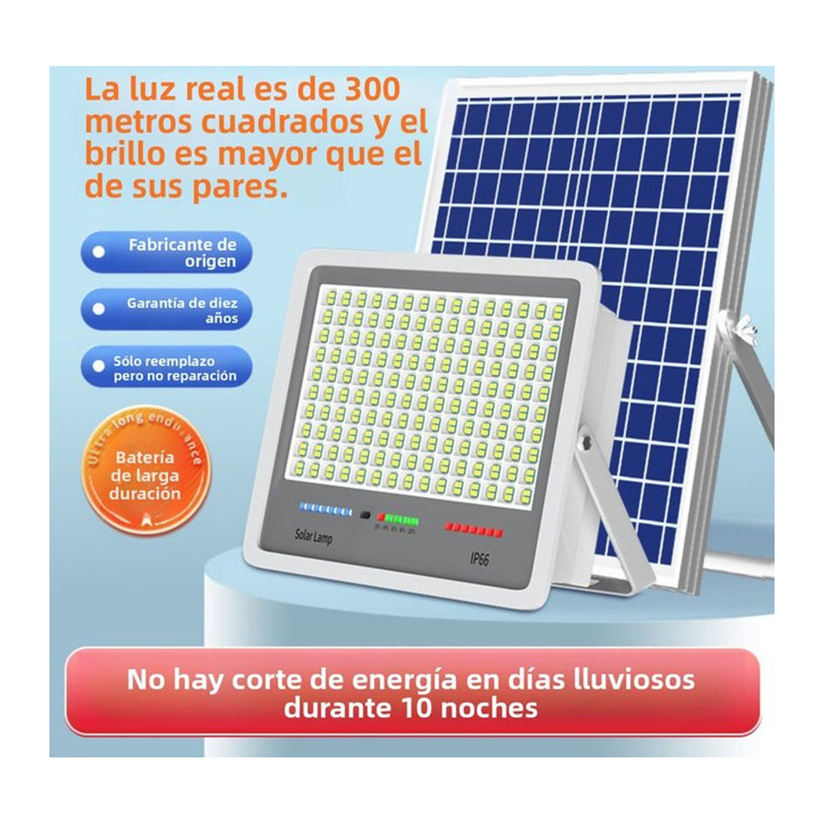 QHSPE Solar-LED-Außenleuchte in Weiß – Wasserdichte und superhelle Solar-Laterne für Innen- und Außenbereiche im minimalistischen Design - Bild 1
