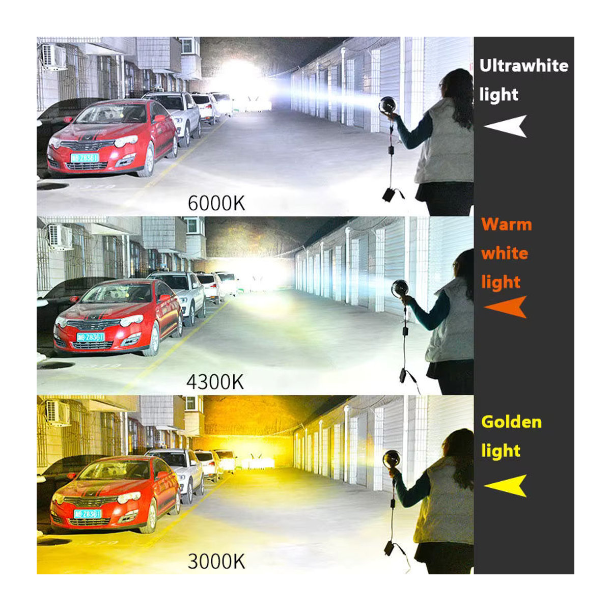 QIDEWIN LED Suchscheinwerfer für LKW und Offroad 4x4 in 5 Zoll und 7 Zoll mit 12V 24V Langstrecken-Arbeitsleuchten - Bild 2