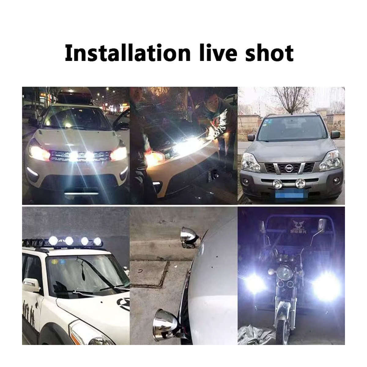 QIDEWIN LED Suchscheinwerfer für LKW und Offroad 4x4 in 5 Zoll und 7 Zoll mit 12V 24V Langstrecken-Arbeitsleuchten - Bild 4