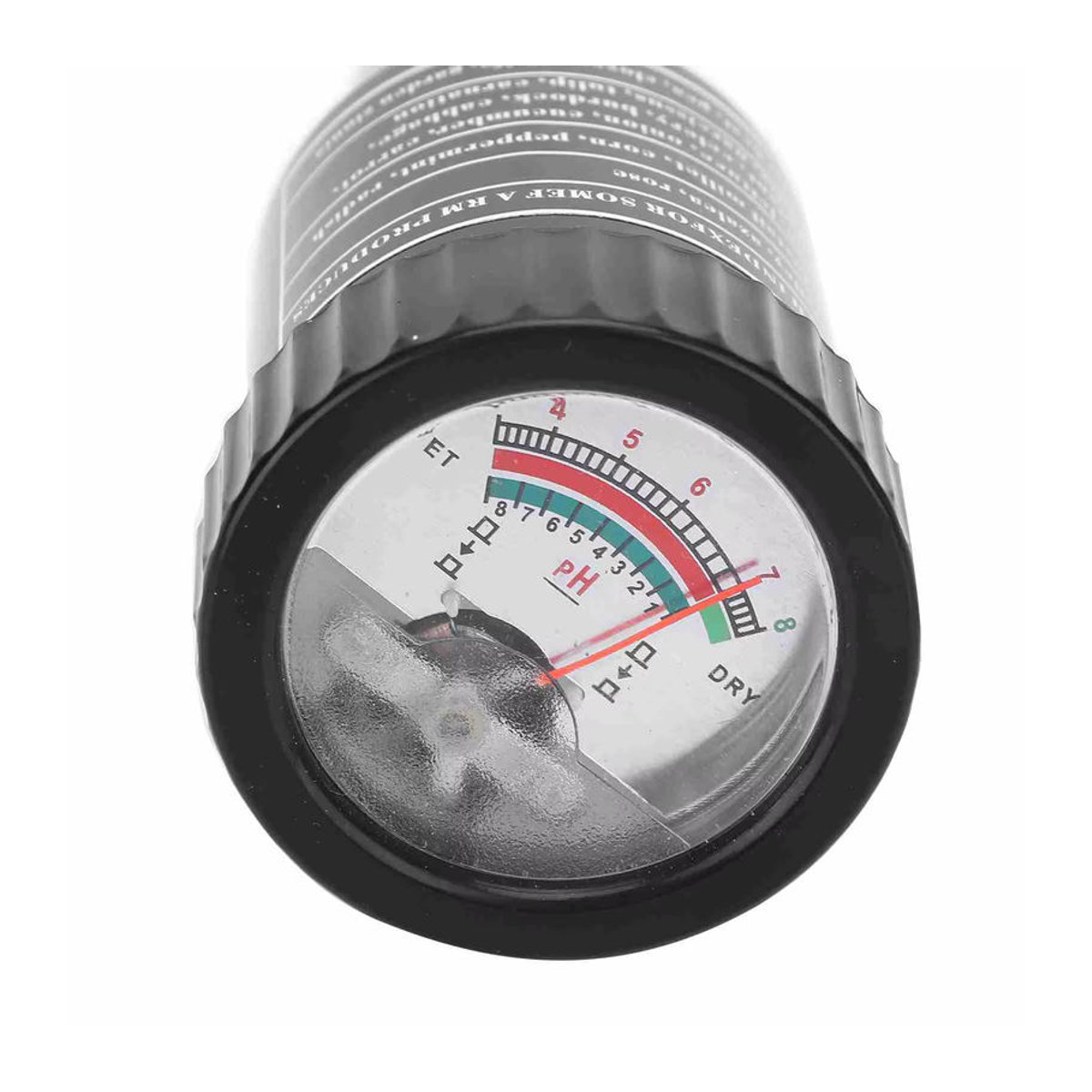 Qiilu Boden PH Tester VT-05 mit Feuchtigkeitssensor und Hygrometer in Schwarz aus Metall - Bild 4