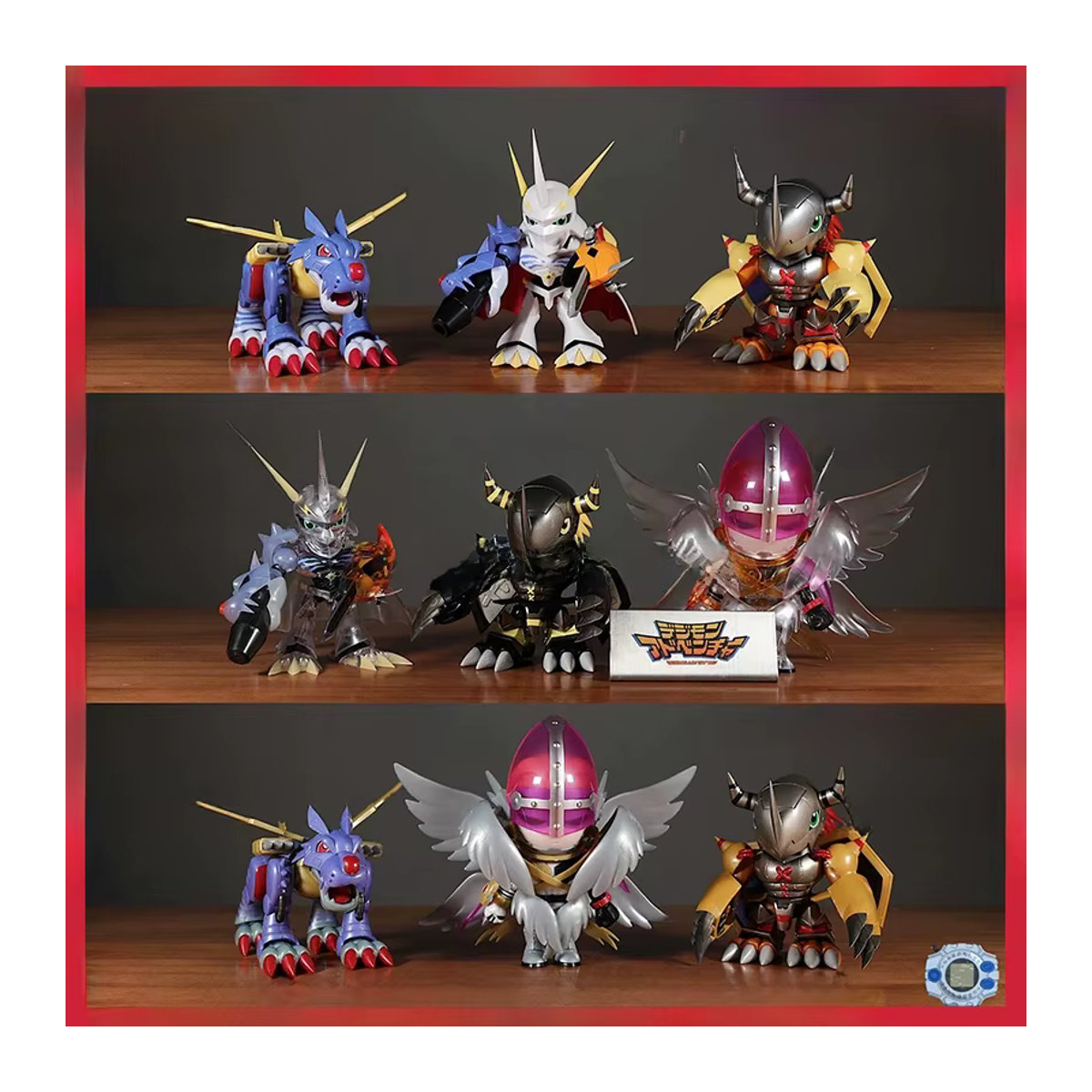 Qmsv Mini Plabako Digimon Adventure Blind Box Mystery Box mit War Greymon und Angewomon Actionfiguren in Mehrfarbig - Bild 4