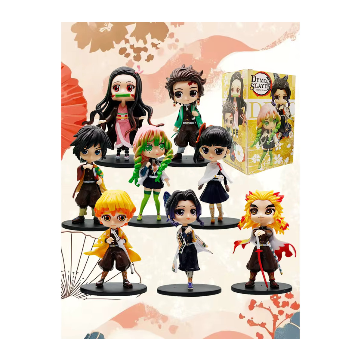 Qposket Anime Demon Slayer Figur aus PVC, mehrfarbig, Höhe: 13 cm - Bild 6