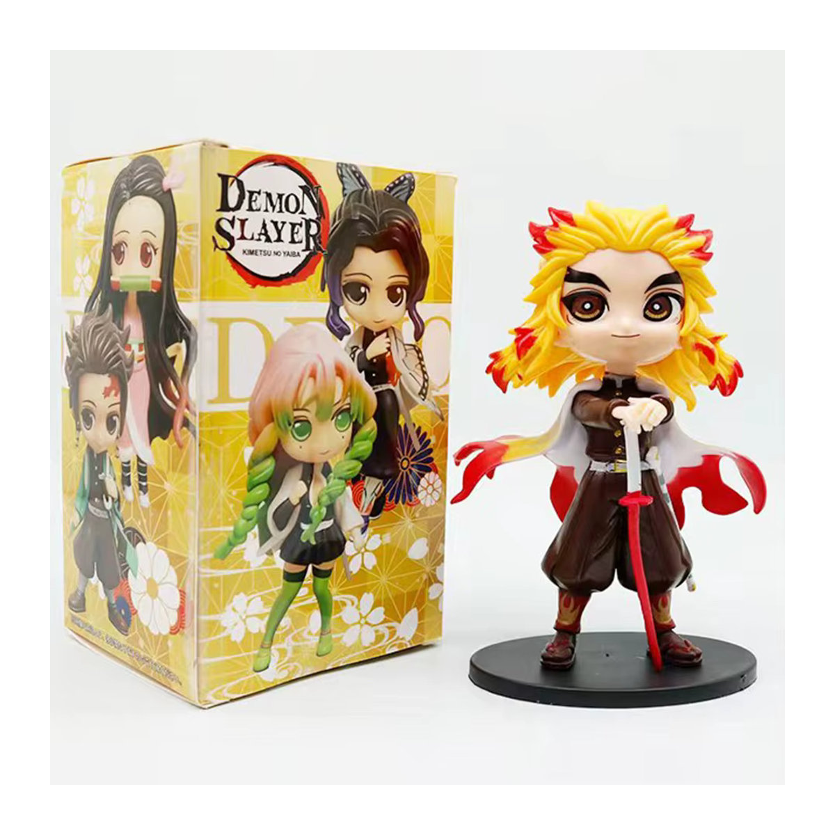 Qposket Anime Figur Demon Slayer PVC Modellspielzeug mehrfarbig Höhe: 14 cm - Bild 2