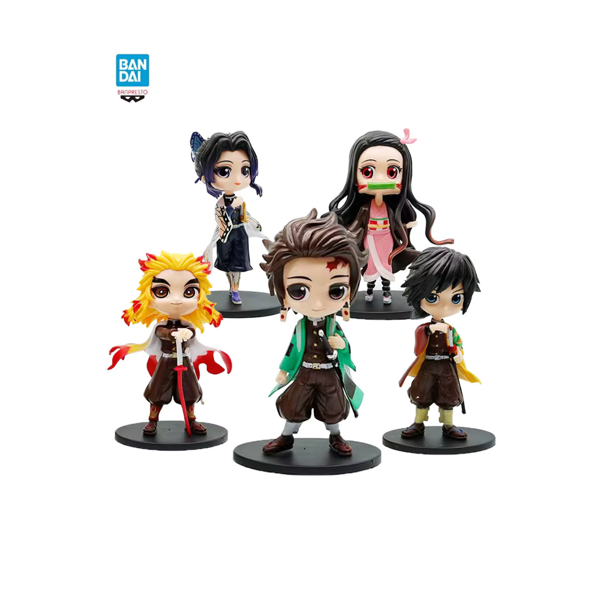 Qposket Anime Figur Demon Slayer PVC Modellspielzeug mehrfarbig Höhe: 14 cm - Bild 7