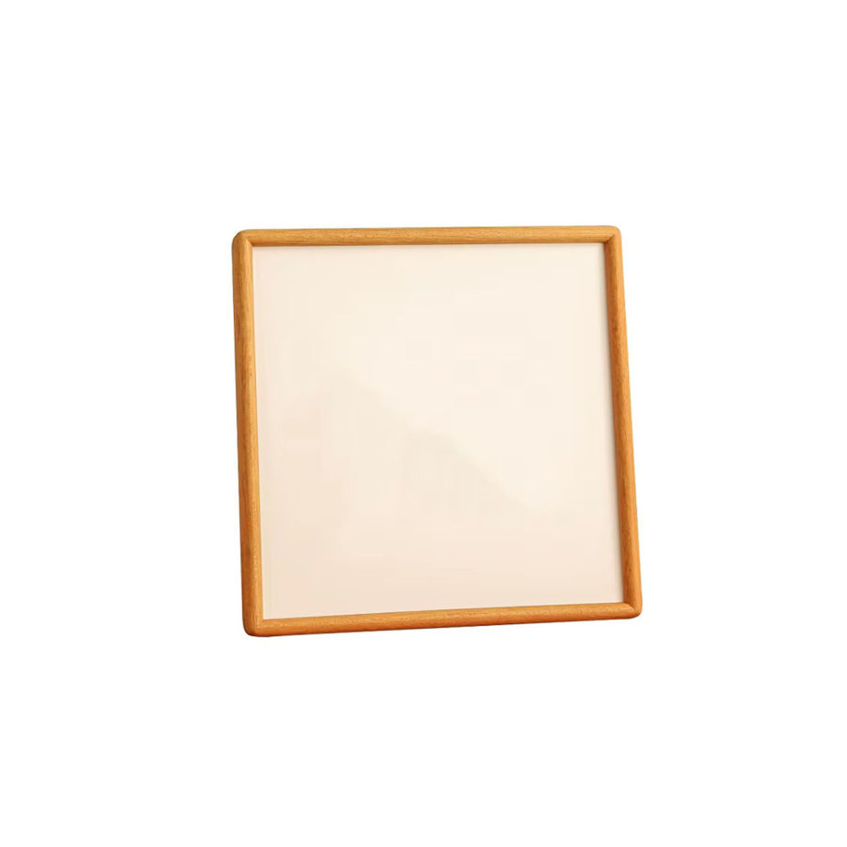 Quadratischer Eck-Fotorahmen aus Holz von CHENGWEI in Braun für Wandmontage oder Tischaufstellung, 10 x 10 cm - Bild 5