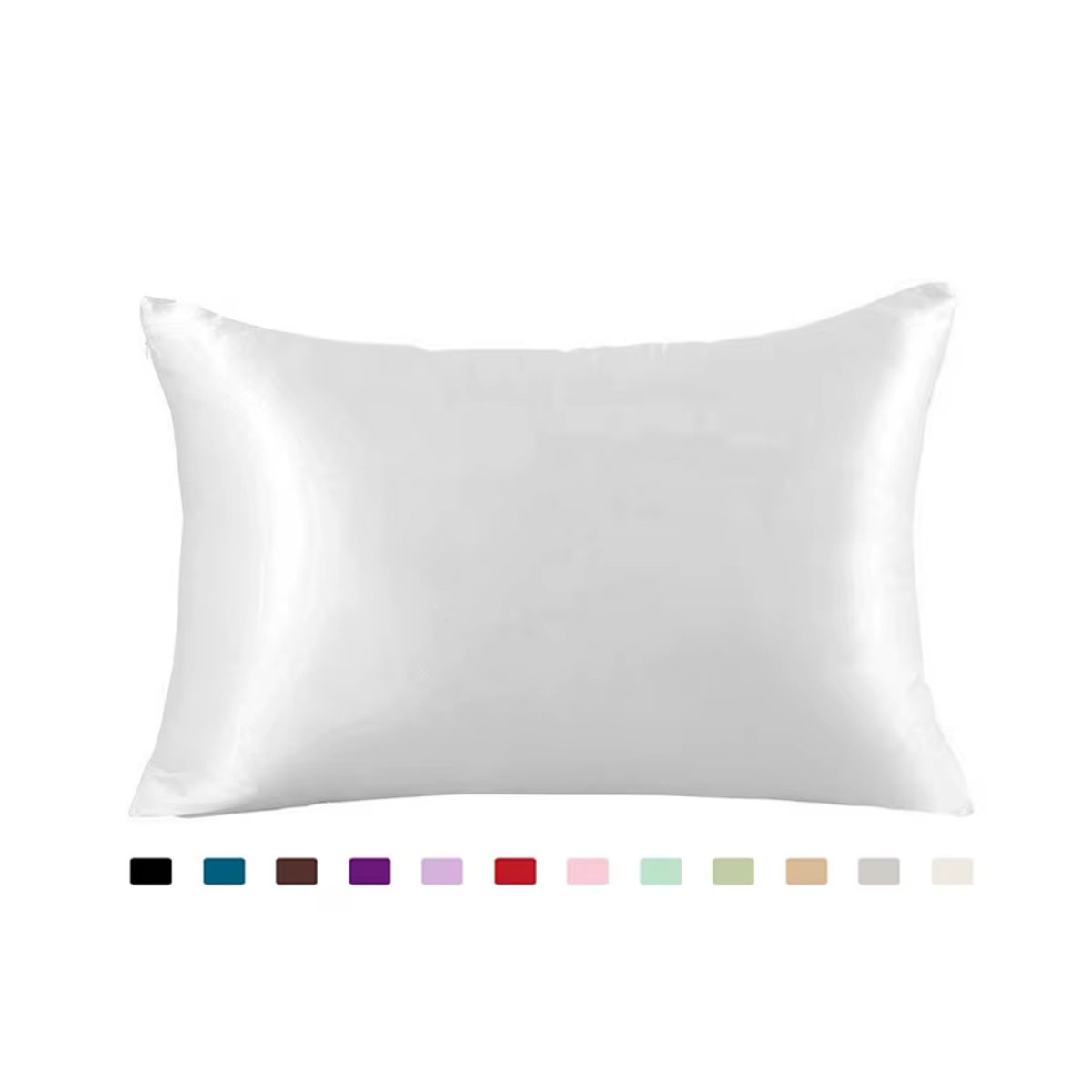 Quadratischer Kissenbezug aus 100 % Maulbeerseide im Queen-Standard-Satin-Stil für deine Dekoration zu Hause - Bild 2