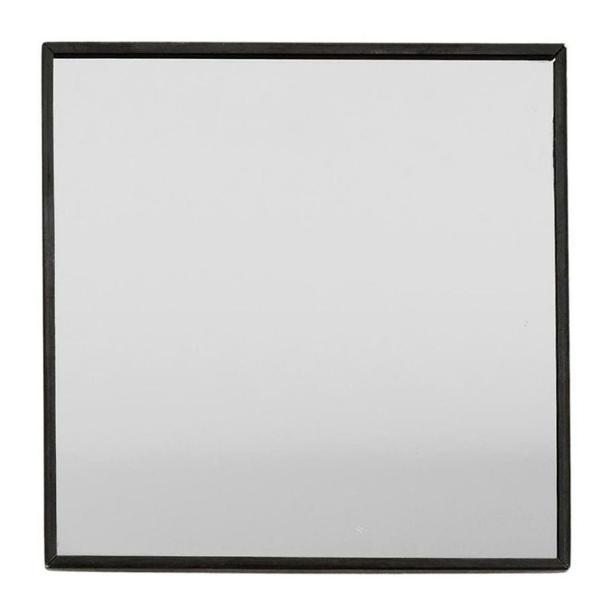 Quadratischer Spiegelständer in Schwarz mit Glas und Messing-Details für dein glamouröses Dekor - Bild 2