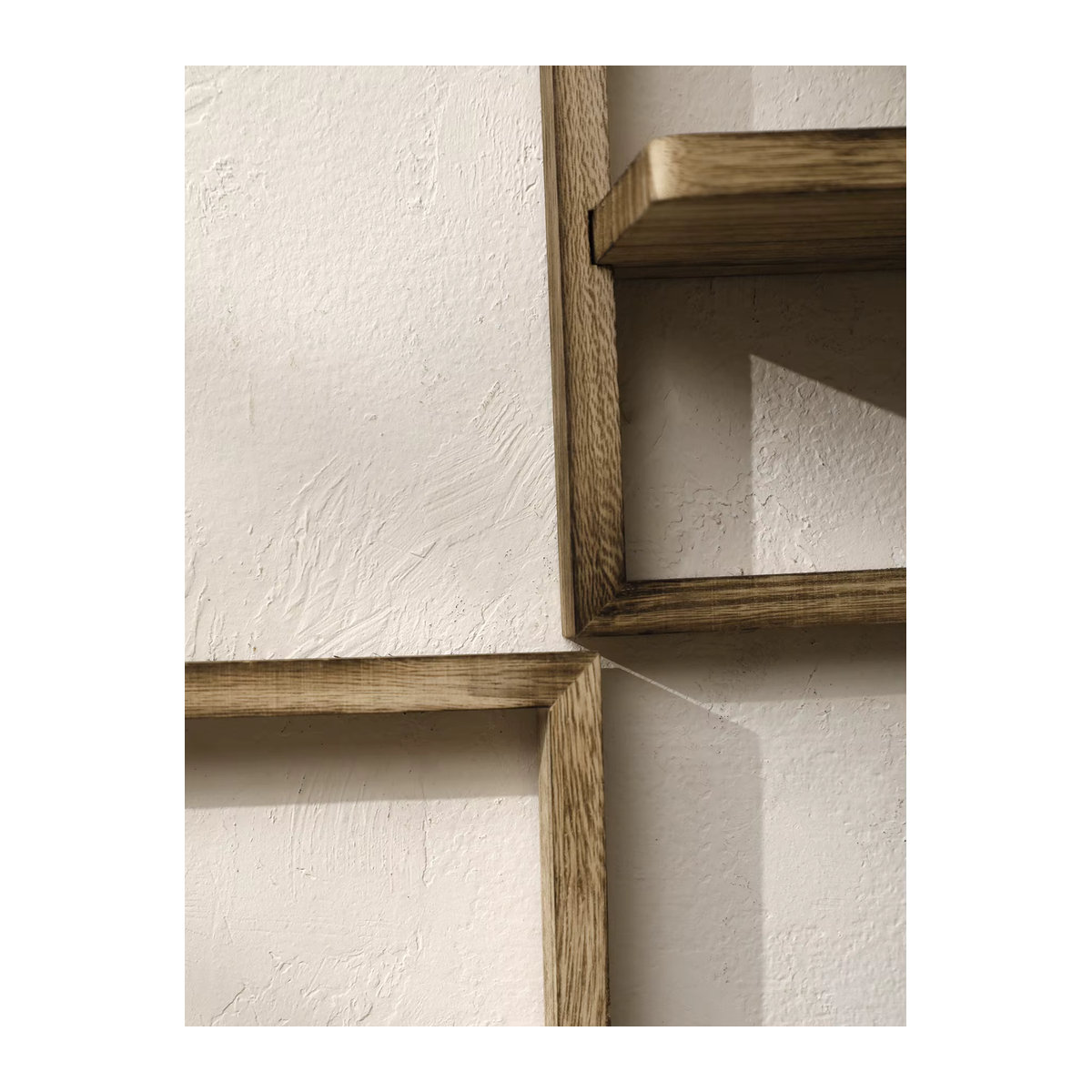 Quadratisches Holz-Ausstellungsregal in Braun im Bohemian-Stil, wandmontiert, B/T/H: 20 x 20 x 20 cm - Bild 5