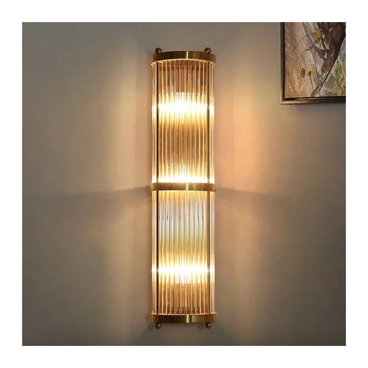 QUASHION Moderne LED Wandlampe aus Glas für Wohnzimmer und Schlafzimmer - Bild 1