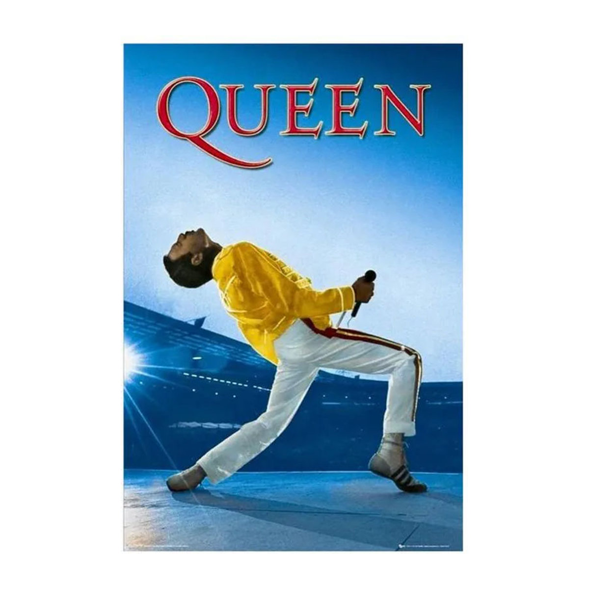 Queen Wembley Crown Maxi Poster Mehrfarbig Breite: 91.5 cm, Höhe: 91.5 cm - Bild 1