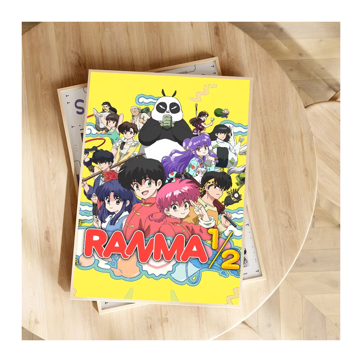 R-Ranma 1/2 Anime-Poster als selbstklebender Wandaufkleber aus Papier, mehrfarbig, rechteckig - Bild 6