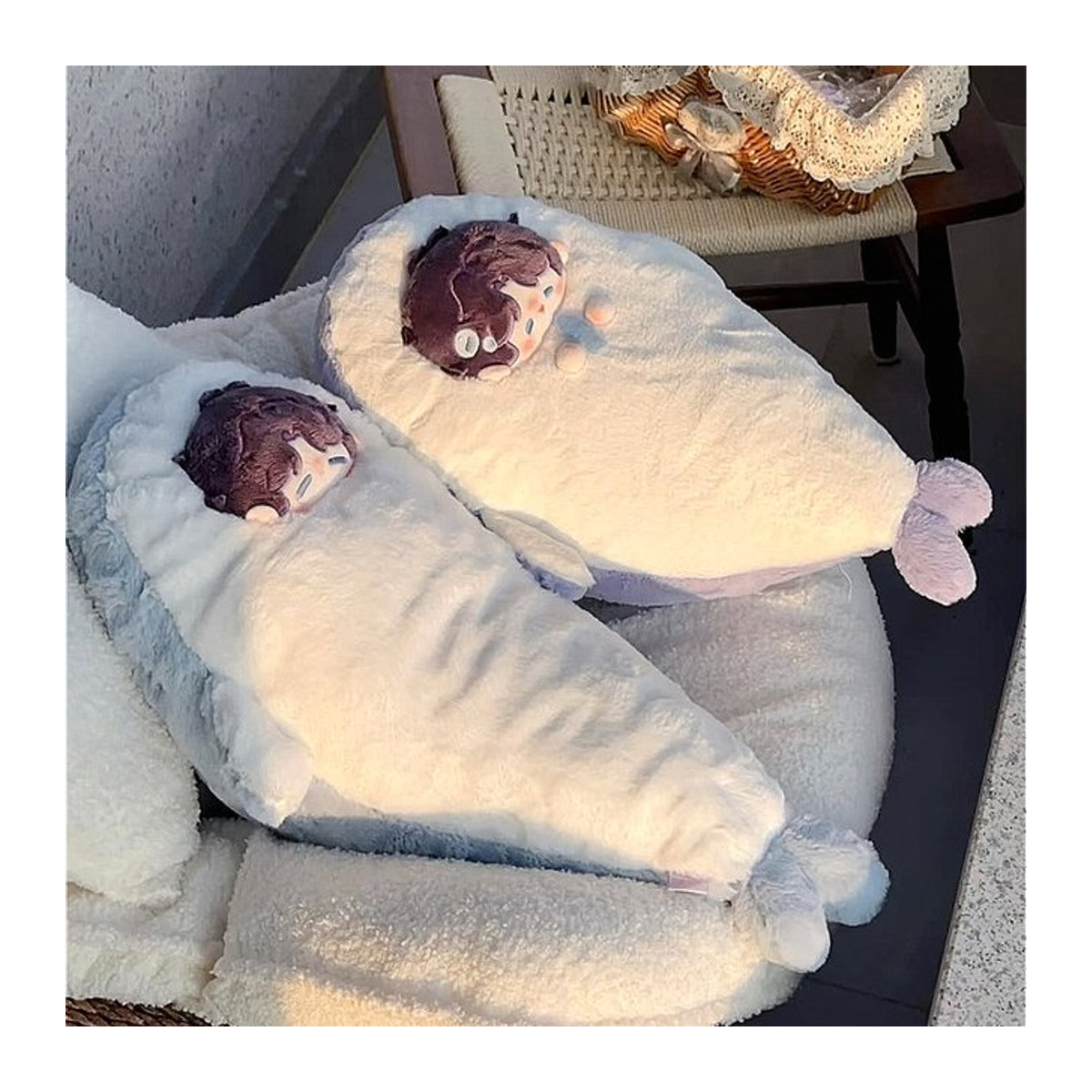 Rafayel Cosplay Flauschiges Plüschkissen Anime Maskottchen Dango Geschenk - Bild 1