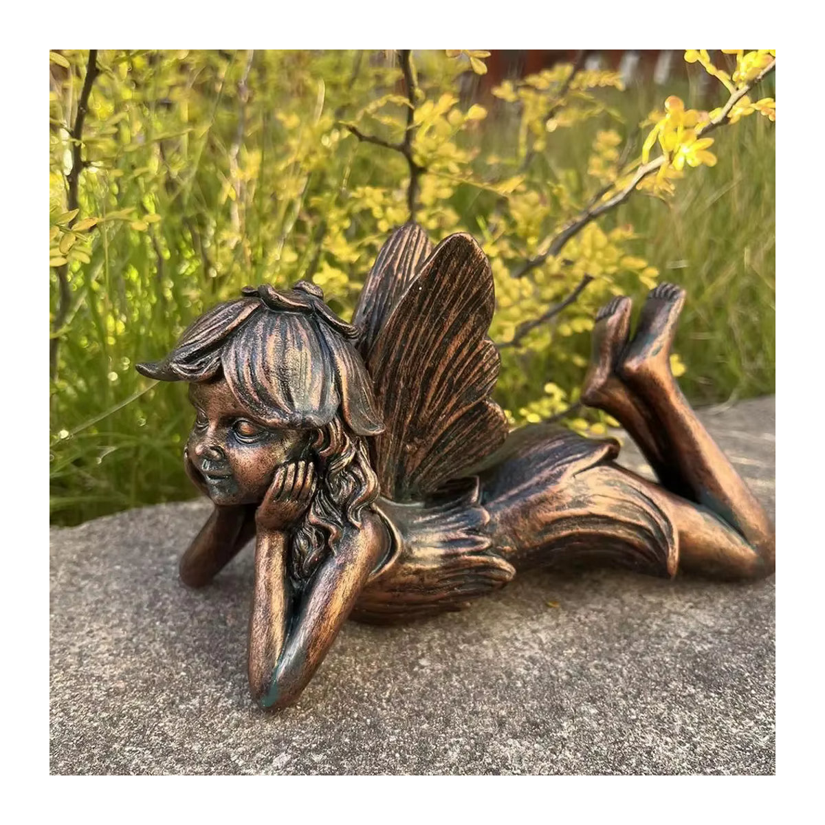 Rainpro Engel und Feen Figuren aus Kunstharz für Garten und Balkon in Bunt - Bild 4