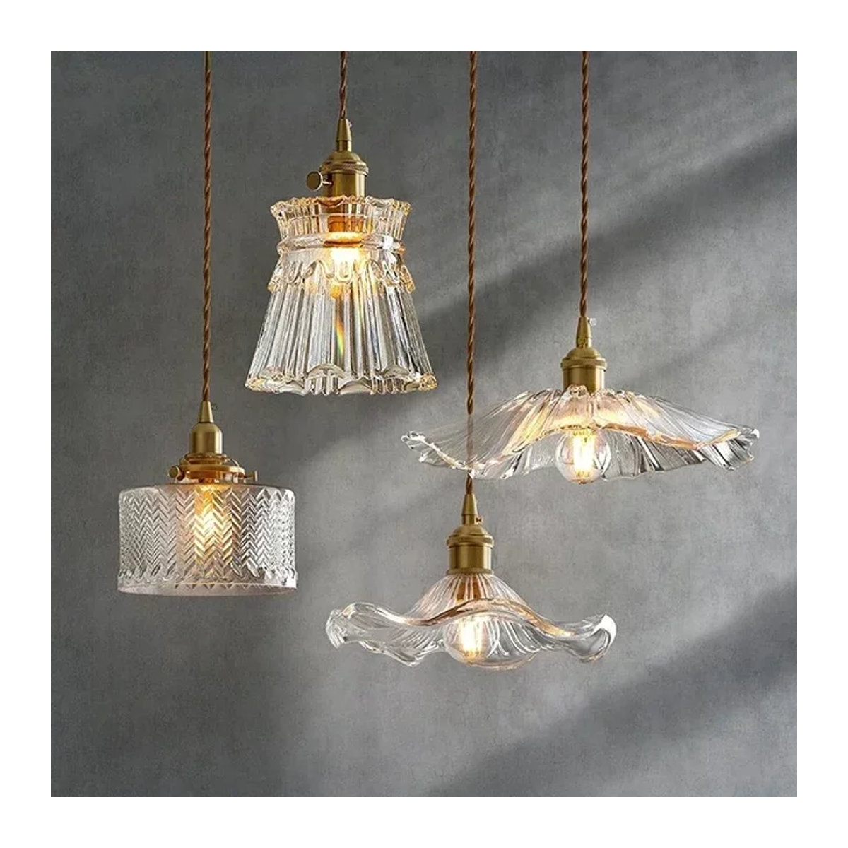 Ramalho LED Glas Pendelleuchte im modernen skandinavischen Design - Bild 1
