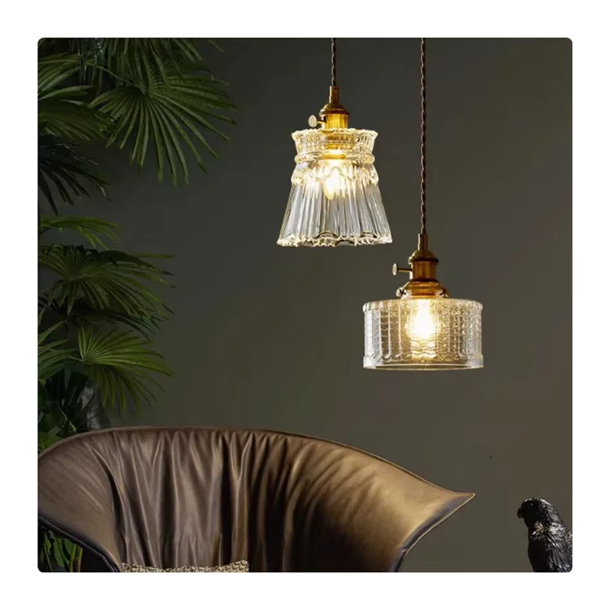 Ramalho LED Glas Pendelleuchte im modernen skandinavischen Design - Bild 2