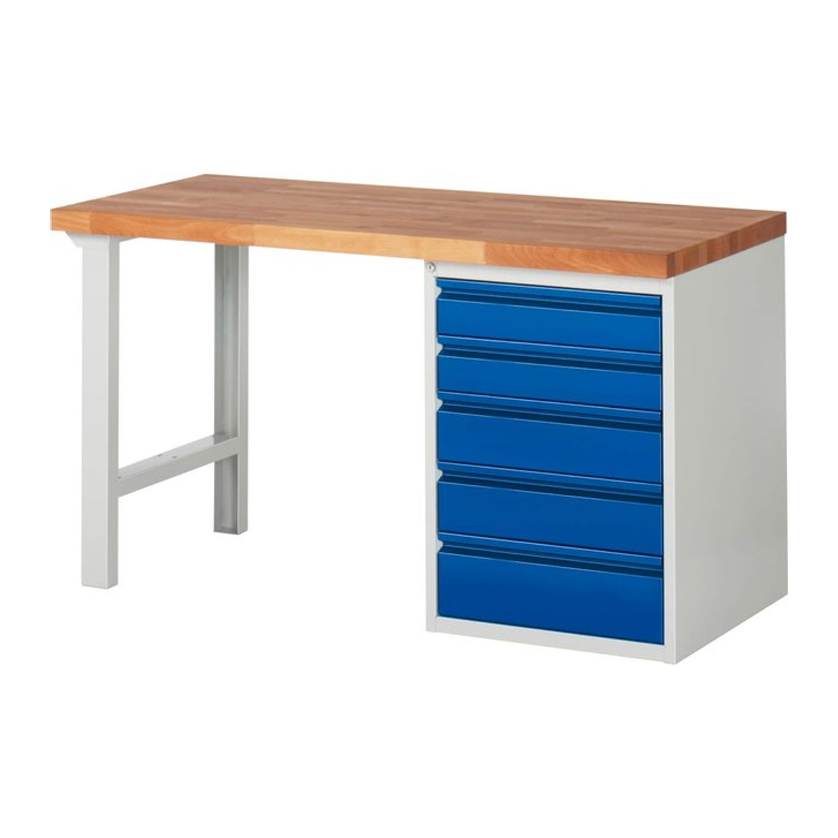 Rau Werkbank Basic Serie 7 Modell 7513-1 aus Buche, B/T/H: 150 x 70 x 84 cm - Bild 1