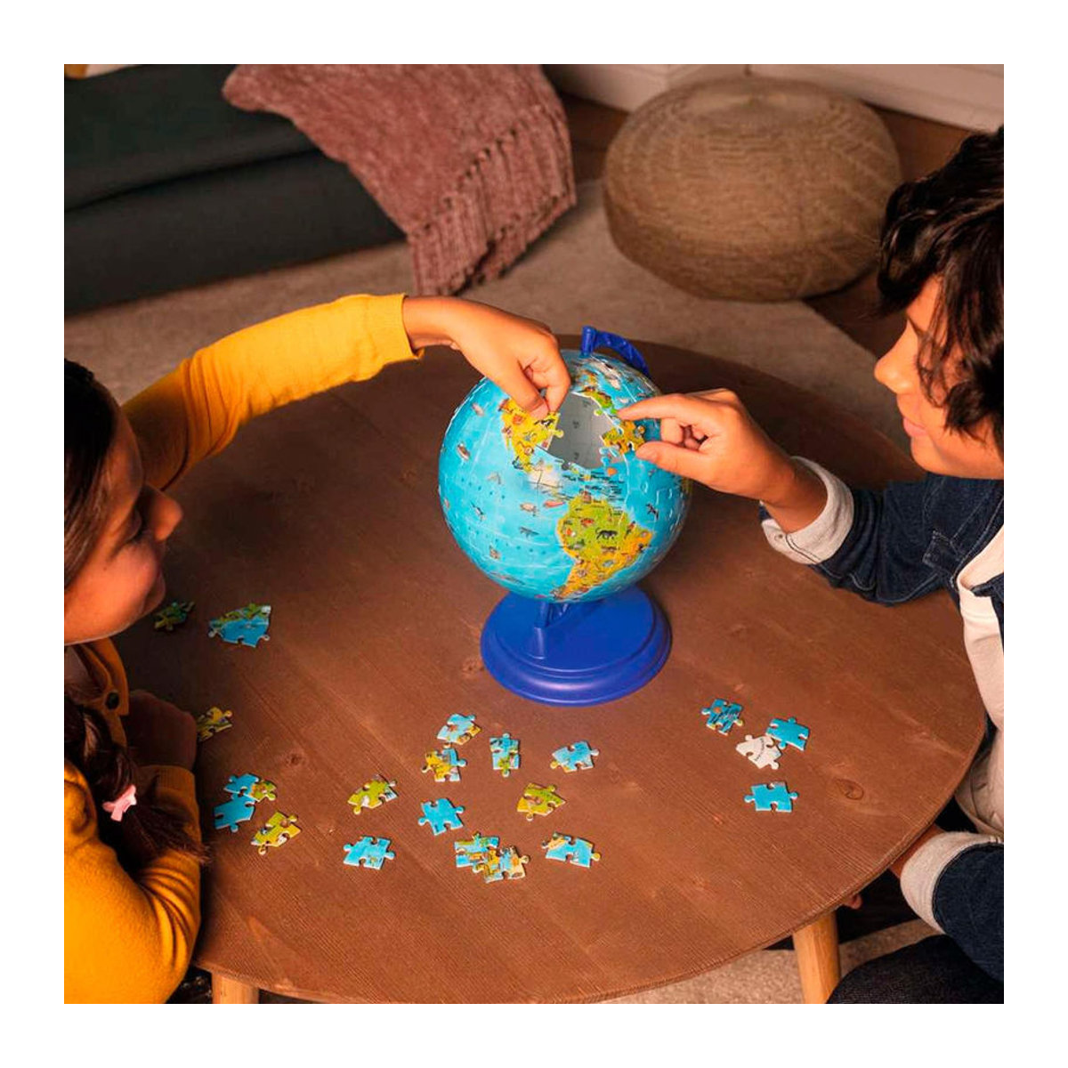 Ravensburger Kinderglobus mit Licht blau politisch aus Kunststoff - Bild 2