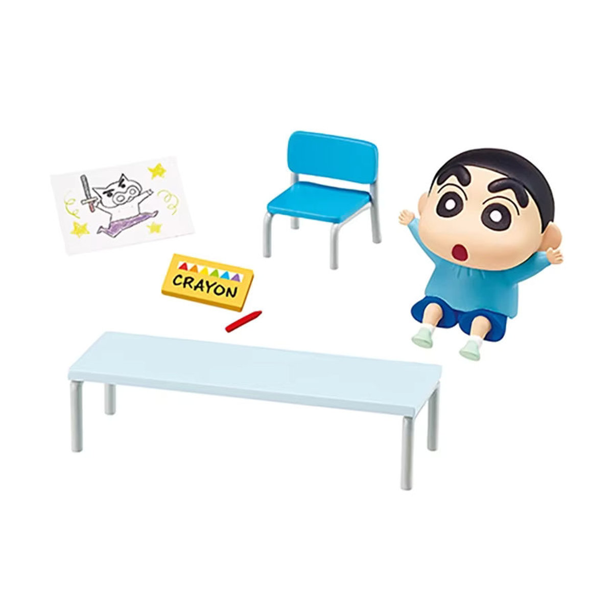 RE-MENT Crayon Shin Chan Futaba Kindergarten Blind Box Sammelfiguren aus Kunststoff, mehrfarbig - Bild 2
