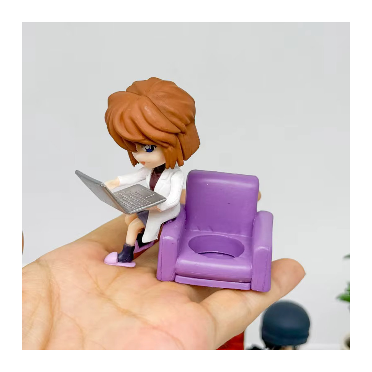 Re-Ment Detektiv Conan Blind Box Set mit 6 Anime Figuren aus Kunststoff, mehrfarbig - Bild 5