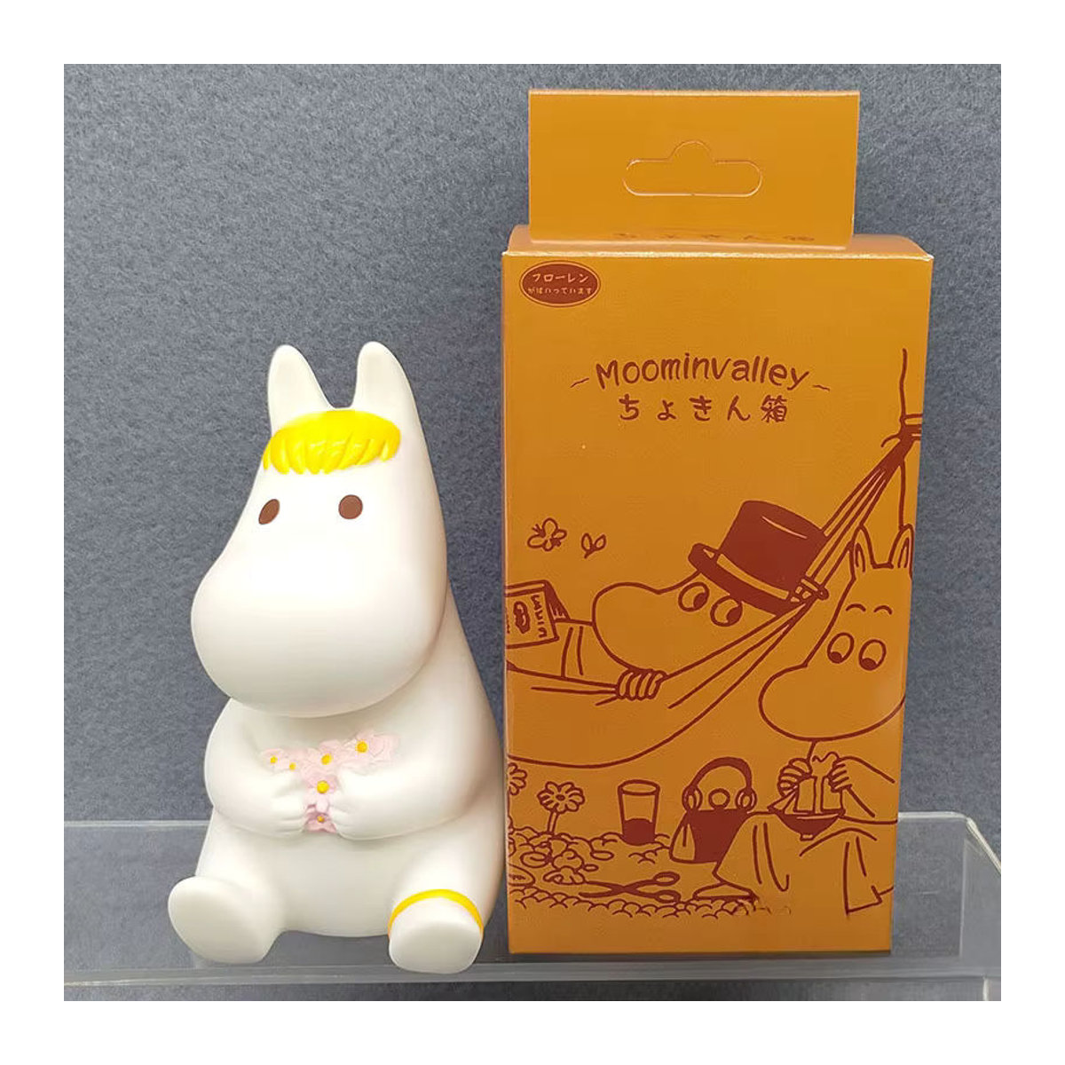 Re-Ment Moomin Figuren Set mit Snufkin, Little My und Snorkmaiden als bunte Sammlerfiguren und Ornamente aus Kunststoff - Bild 2