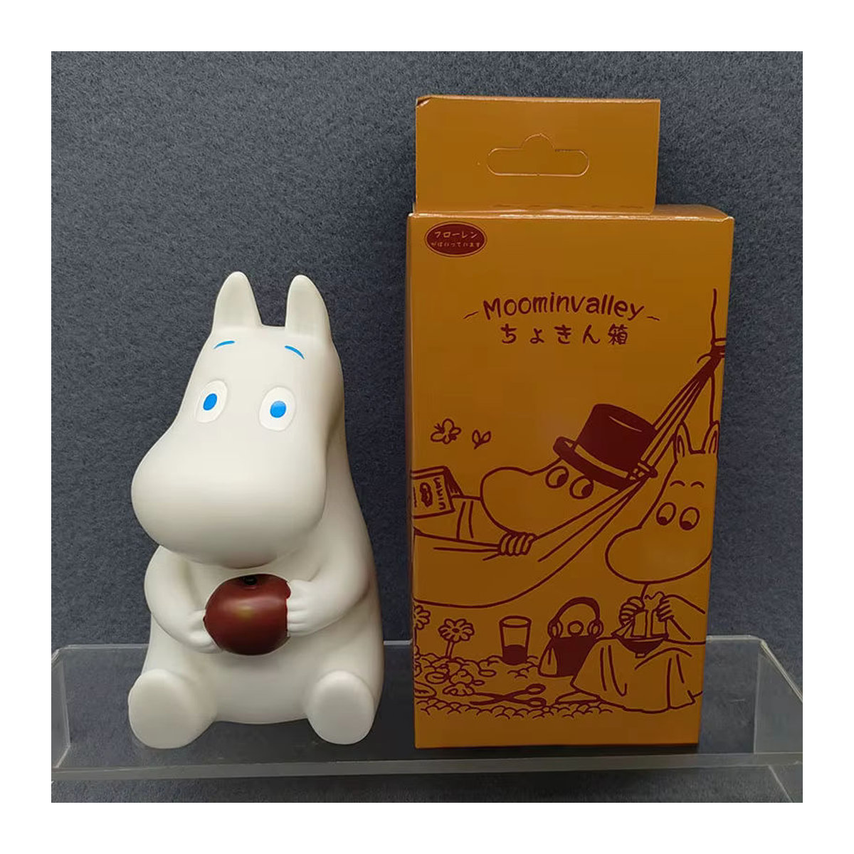 Re-Ment Moomin Figuren Set mit Snufkin, Little My und Snorkmaiden als bunte Sammlerfiguren und Ornamente aus Kunststoff - Bild 3