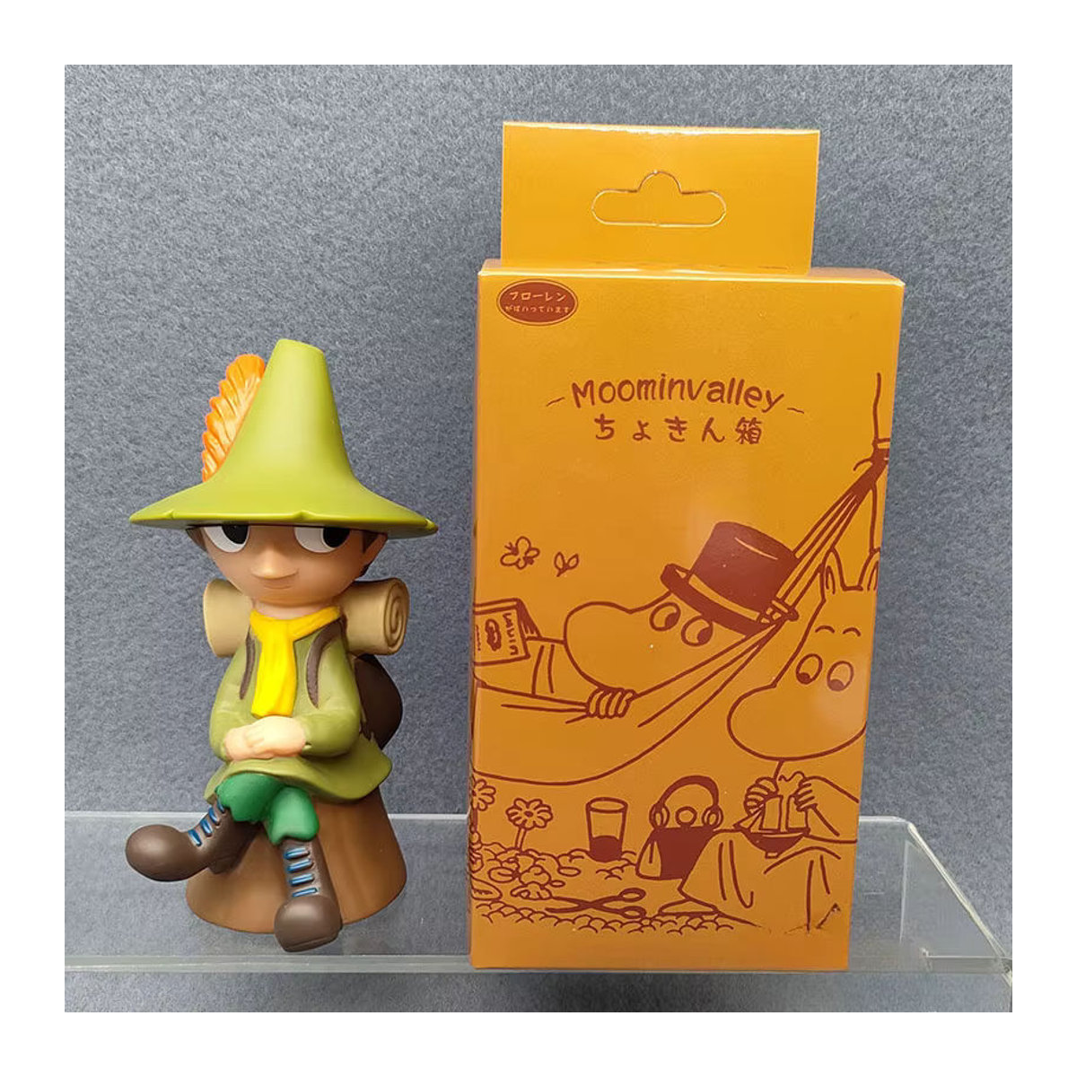 Re-Ment Moomin Figuren Set mit Snufkin, Little My und Snorkmaiden als bunte Sammlerfiguren und Ornamente aus Kunststoff - Bild 4