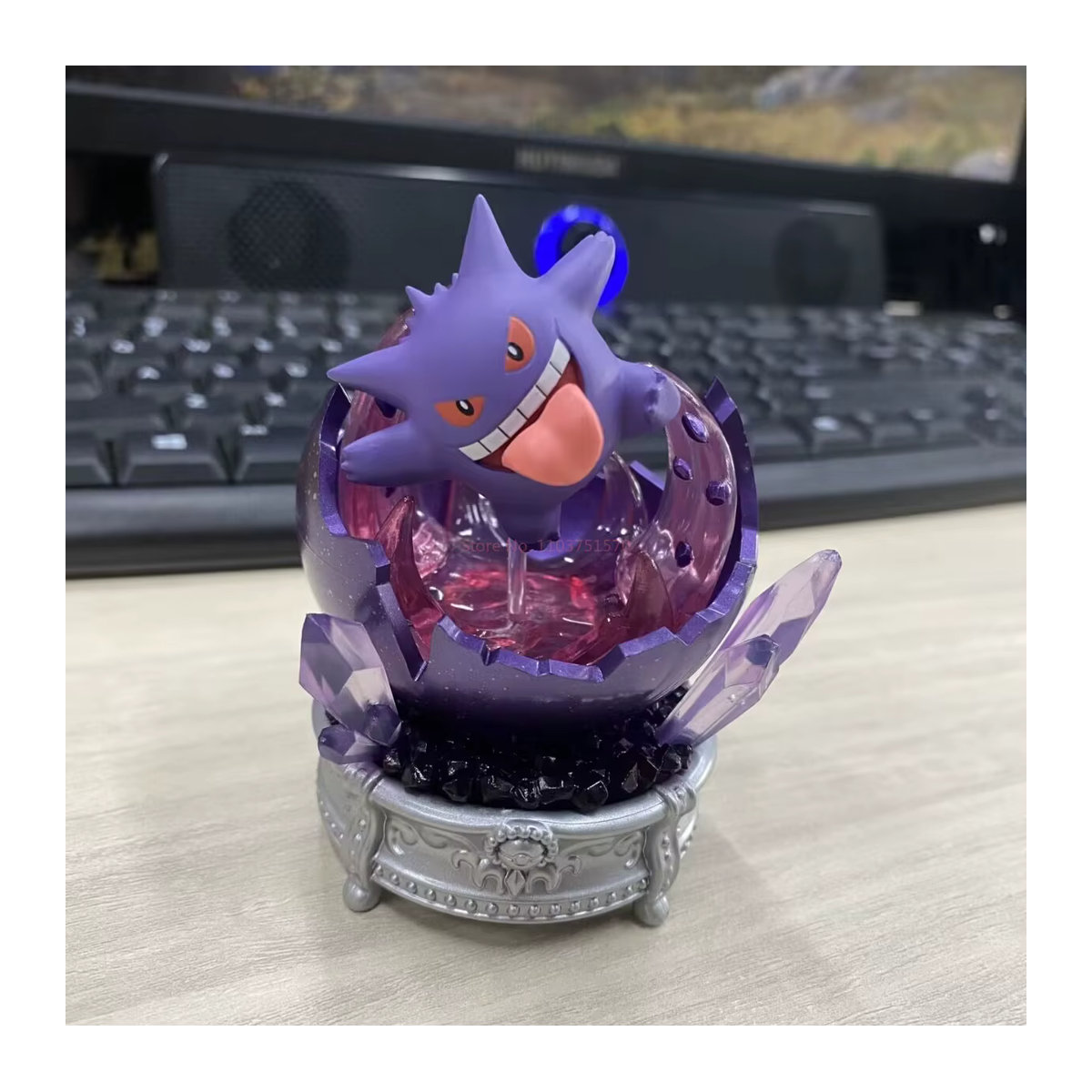 Re-Ment Pokemon Edelstein-Kollektion Glänzende Sammlerfiguren in Lila - Bild 1