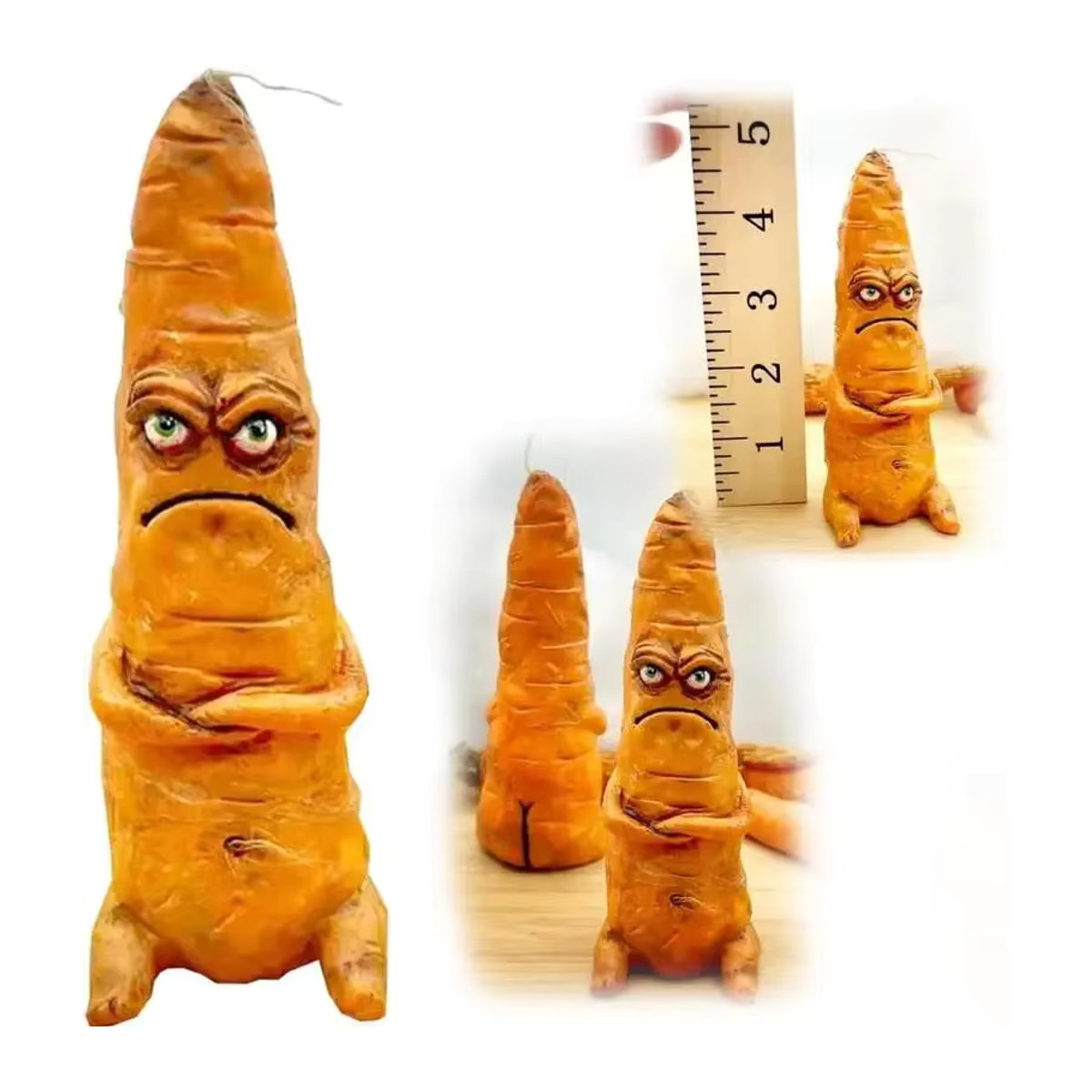 Realistische Gemüse-Figuren aus Kunstharz als Miniatur-Lebensmittel-Modelle in Mehrfarbig - Bild 2