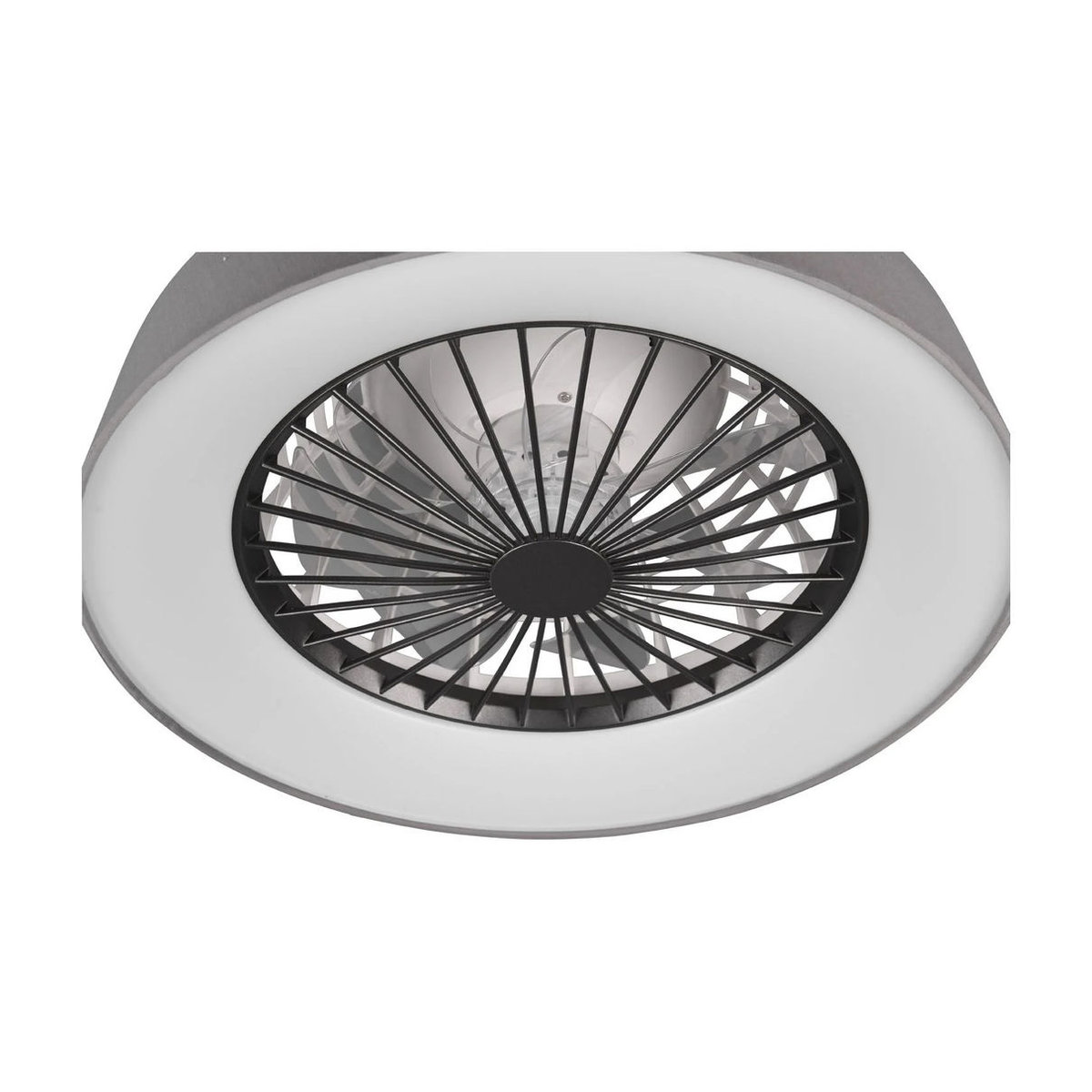 Reality LED-Deckenleuchte FARSUND mit Ventilator in Grau aus Kunststoff - Bild 3