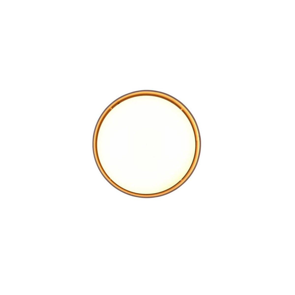 Reality LED-Deckenleuchte Locarno modern in Weiß und Taupe meliert aus Stoff und Kunststoff, Durchmesser: 30 cm, Höhe: 11,6 cm - Bild 4