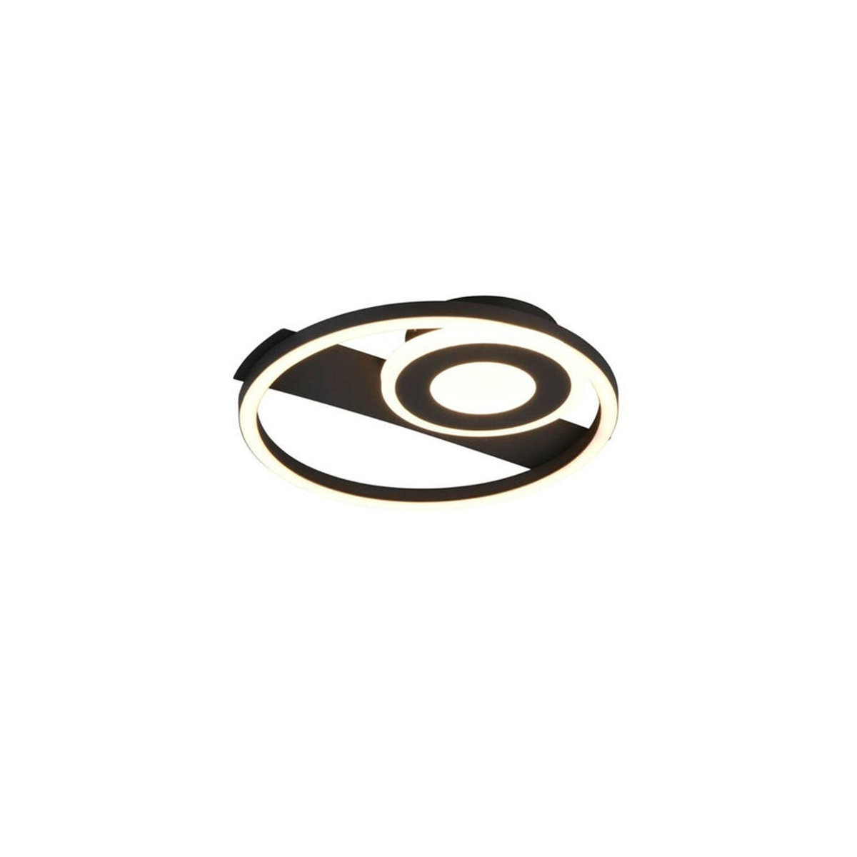 Reality LED-Deckenleuchte Modern Metall Schwarz B/H/T: 32 x 5 x 30,5 cm - Bild 2