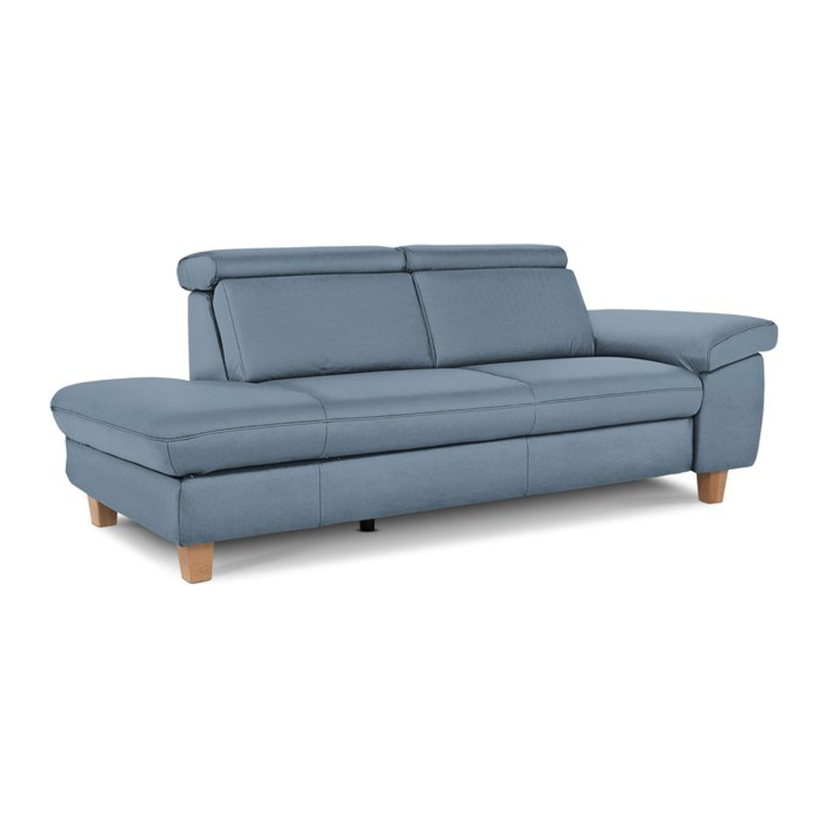 Recamiere vito TONGA Modern Blau Steel - Bild 1