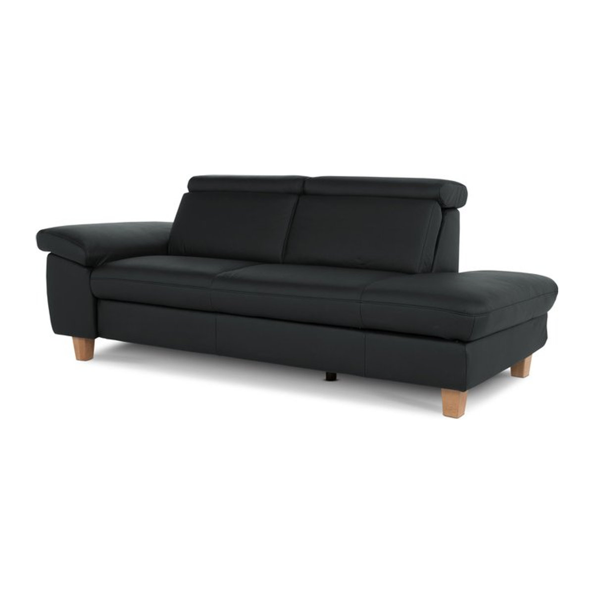 Recamiere vito TONGA Modern Schwarz - Bild 1