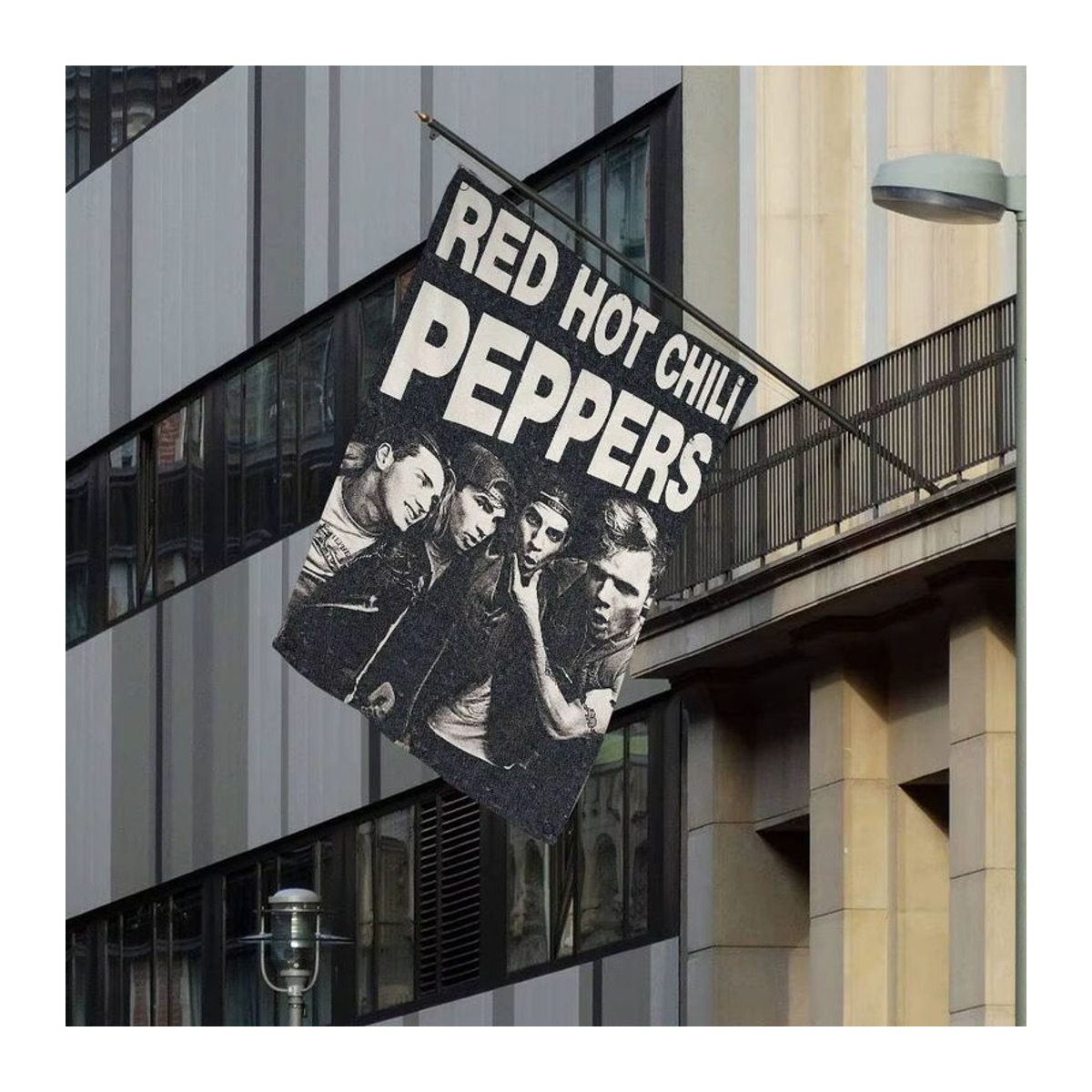 Red Hot Chili Peppers Porträt Hängebanner von Potdemiel in Schwarz aus Textil - Bild 4