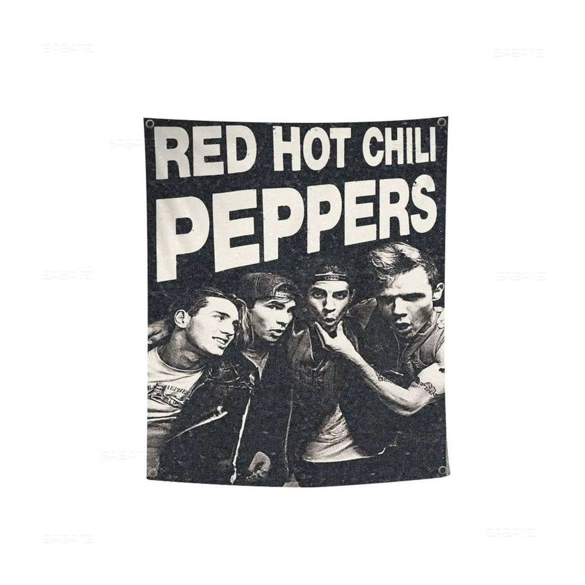 Red Hot Chili Peppers Porträt Hängebanner von Potdemiel in Schwarz aus Textil - Bild 6