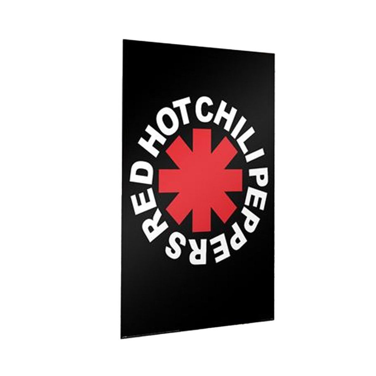 Red Hot Chili Peppers Typografie Print von Pertemba FR - Apparel, Schwarz, B: 91.5 cm x H: 91.5 cm - Bild 1