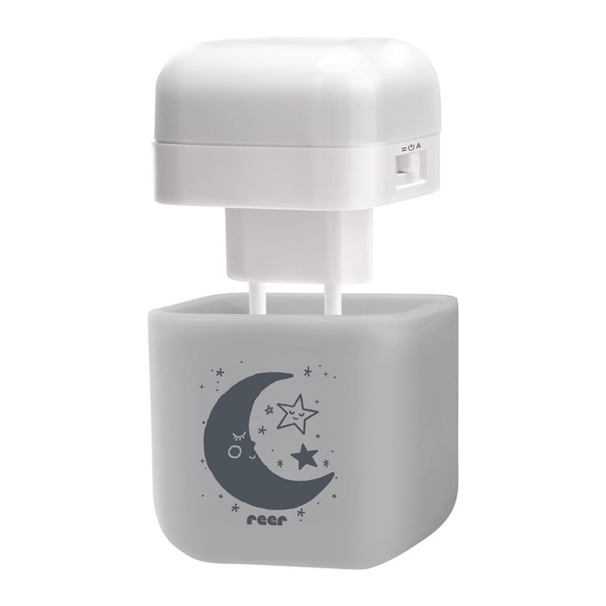Reer LED-Nachtlicht 2in1 SleepLight in Warmweiß, Grau und Weiß - Bild 1