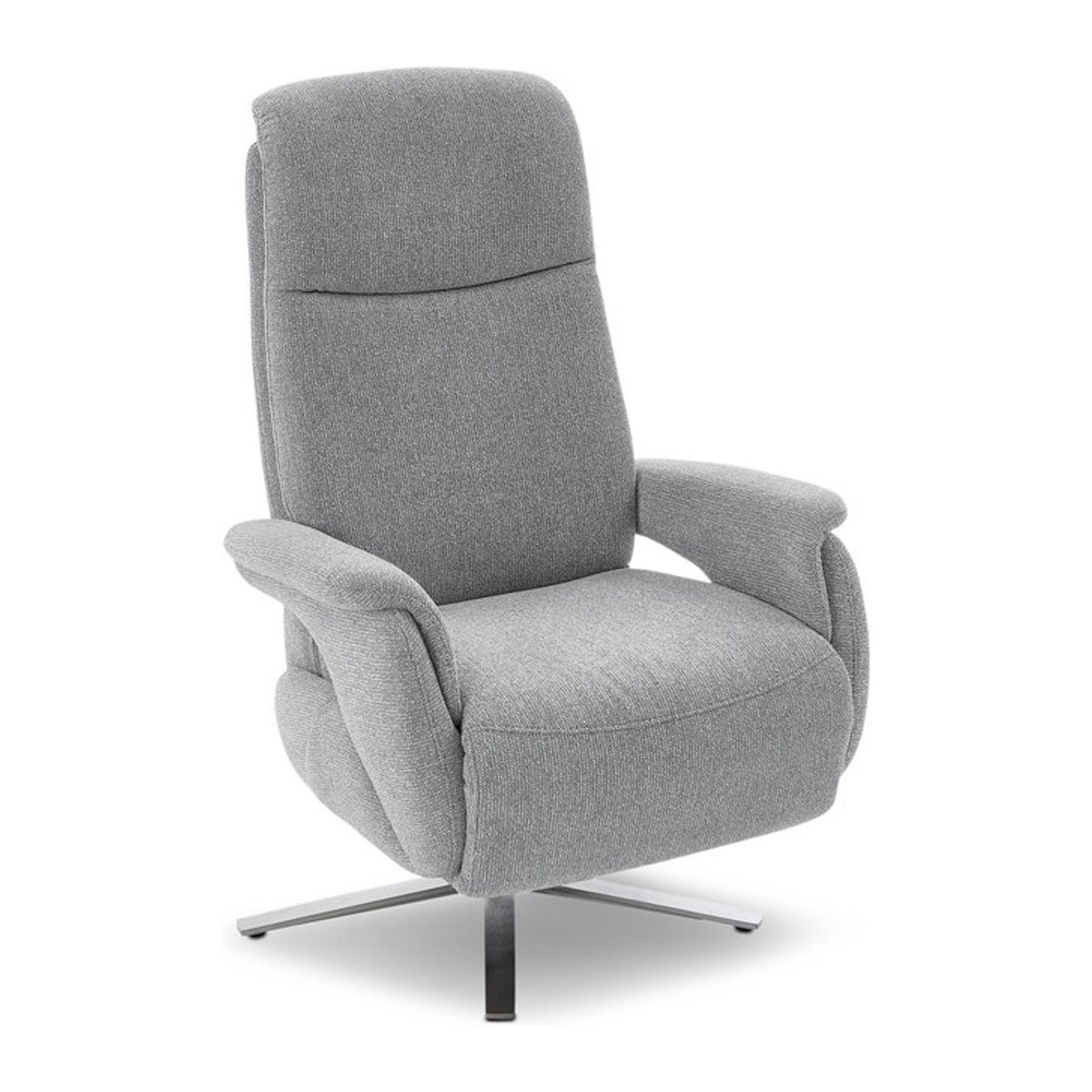 Relaxsessel Mondo Mento Lazyline in Grau und Silber aus Stoff - Bild 1