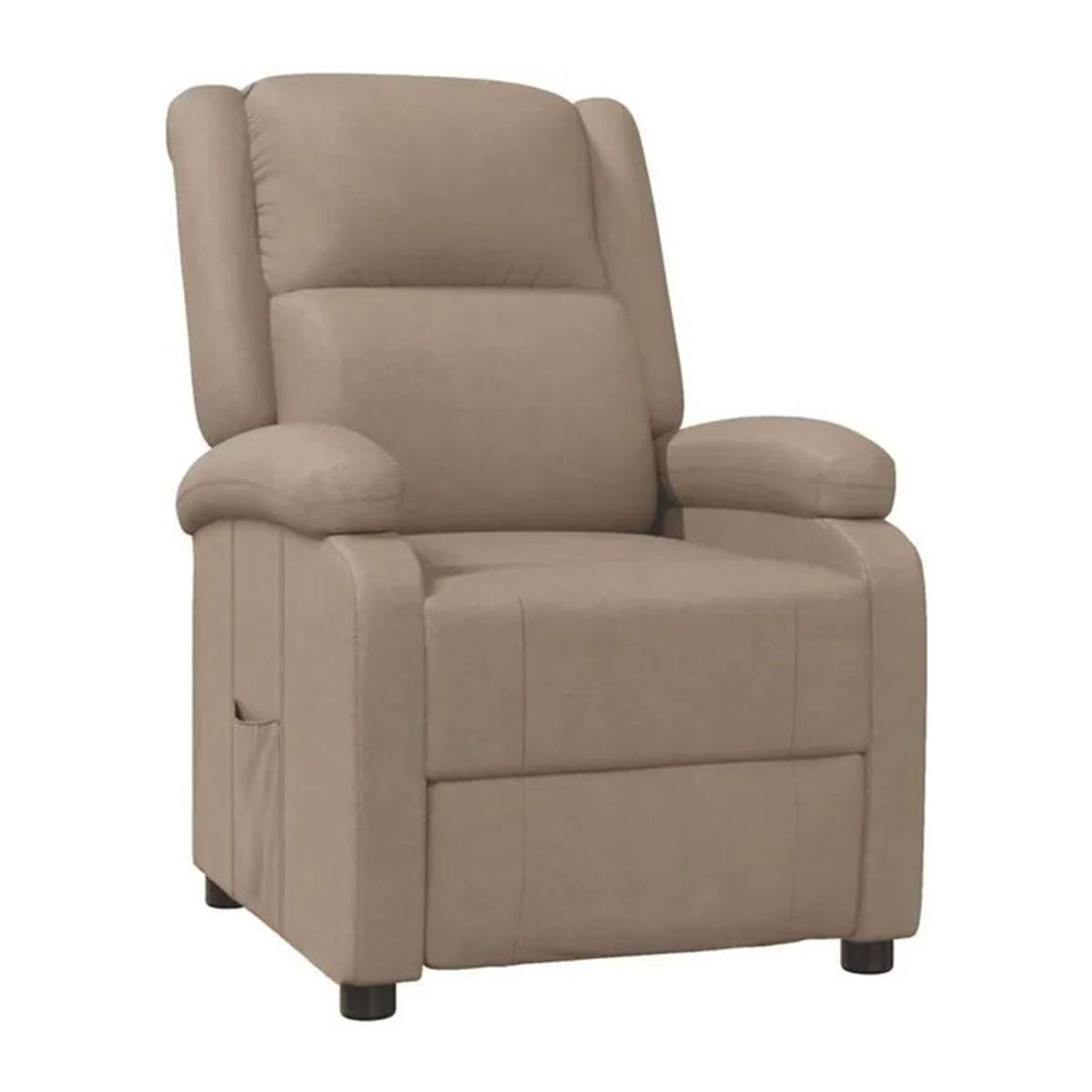 Relaxsessel von vidaxl in Braun und Beige aus Kunstleder mit Metallgestell im modernen Design - Bild 1
