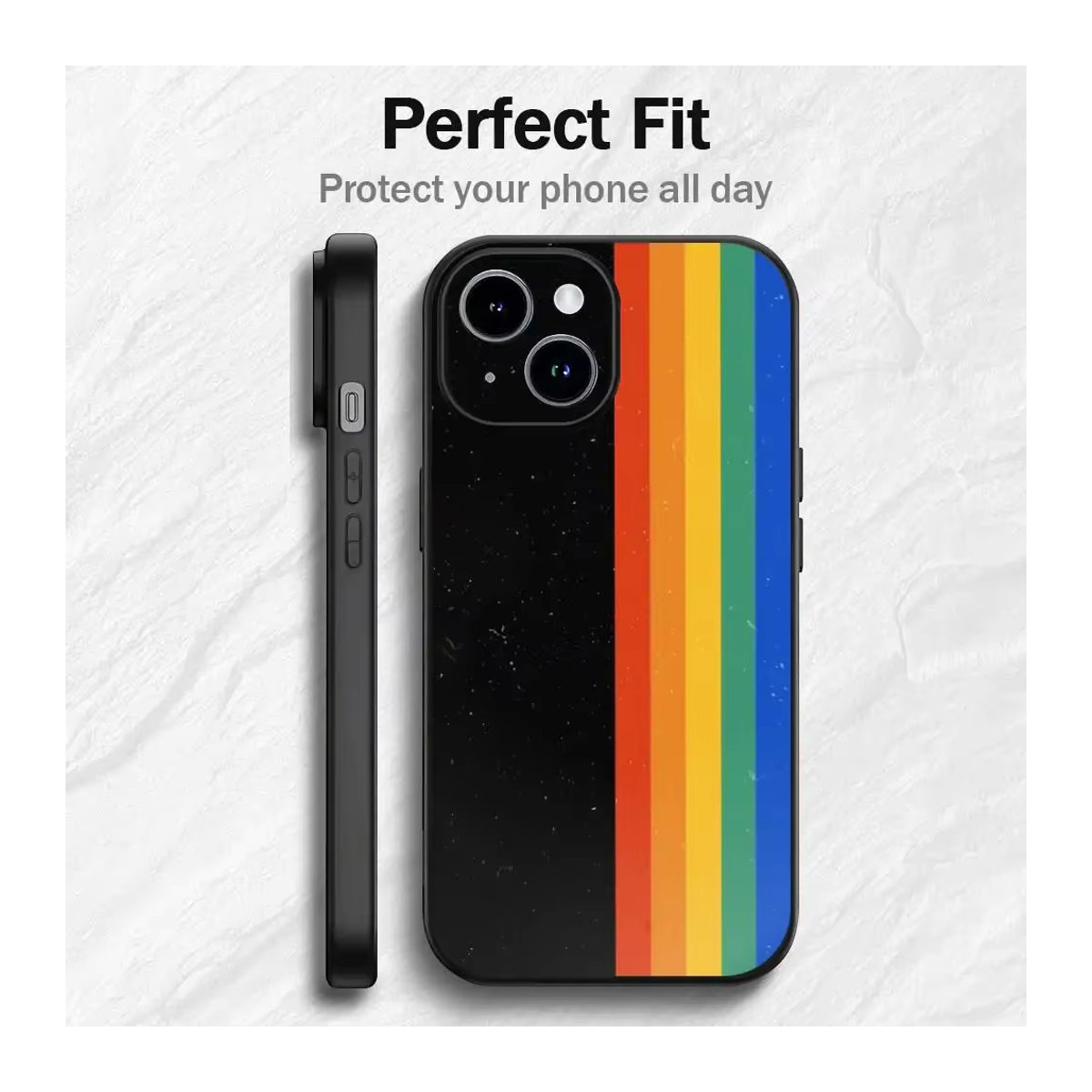 Remazy Retro Video-Kassettenband-Etiketten Silikonhülle für iPhone 17 16 15 14 13 12 11 Pro Max Mini XS XR 7 Plus 16E bunt und luftstoßfest - Bild 5
