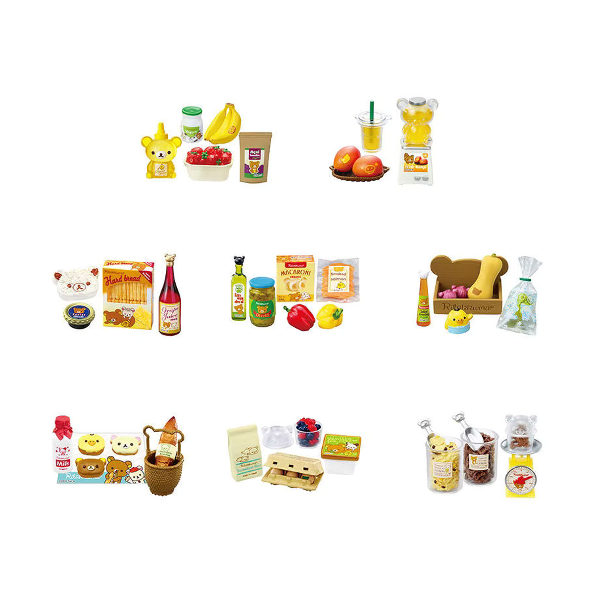 REMENT Rilakkuma Blind Box Miniatur Food Convenience Store Kühlschrank Sammlerfigur in Mehrfarbig - Bild 2