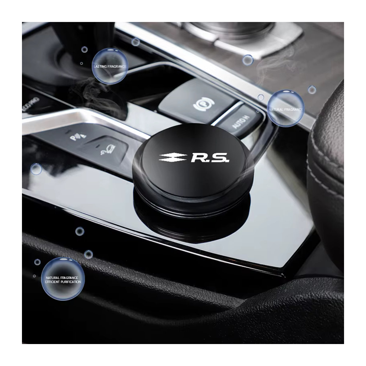 Renault Auto-Parfüm Fester Aromatherapie-Duft in Schwarz aus Metall für Clio Megane Captur Trafic Twingo Scenic Kadjar Zoe - Bild 2
