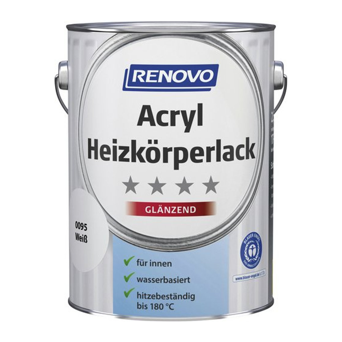 RENOVO Acryl-Heizkörperlack in Weiss Uni - Bild 1