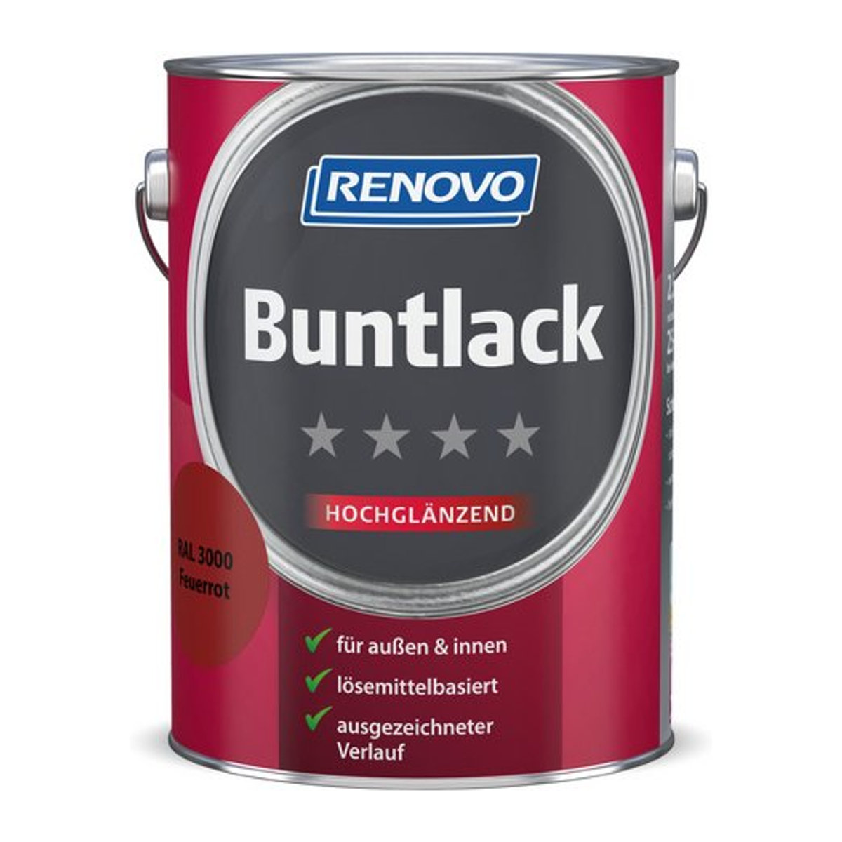 RENOVO Buntlack in Rot Uni - Bild 1
