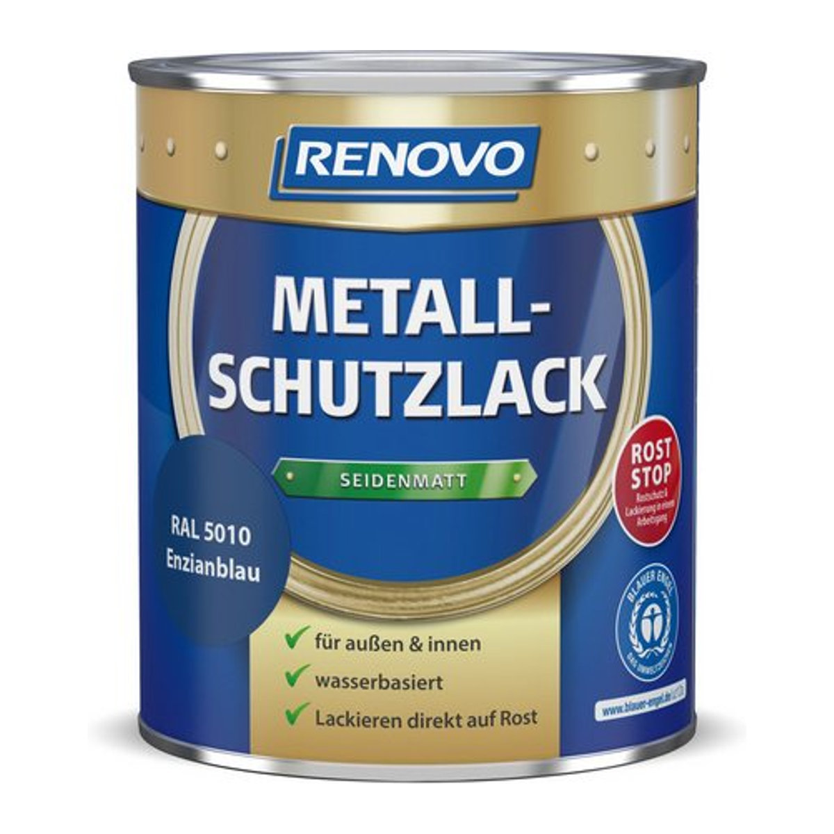 RENOVO Metallschutzlack in Blau Uni - Bild 1