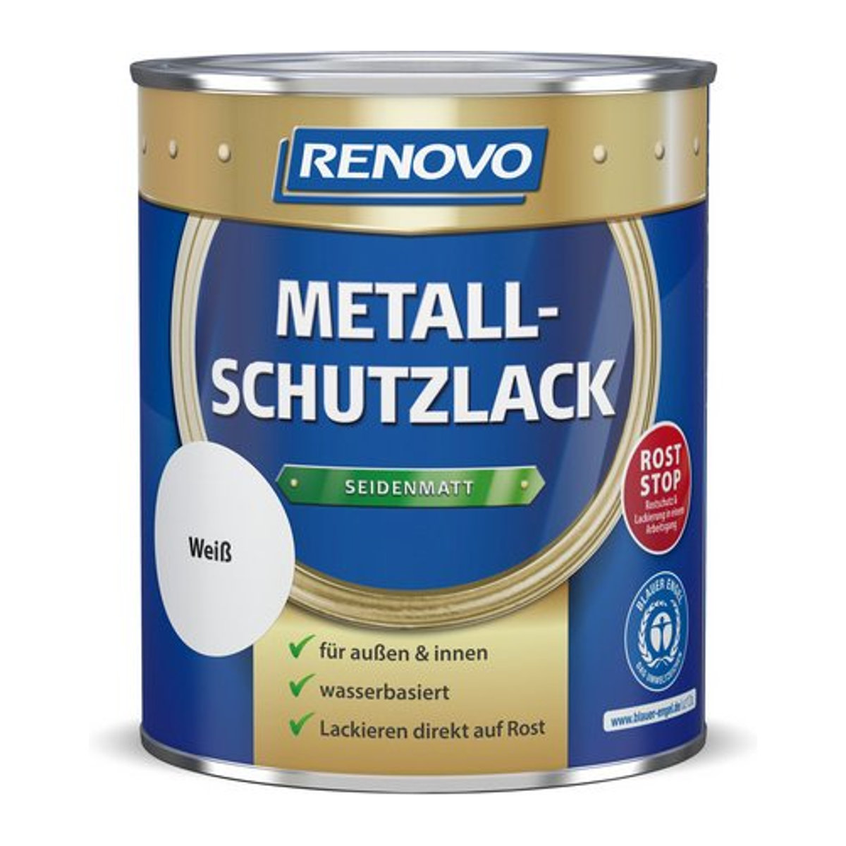 RENOVO Metallschutzlack in Weiß - Bild 1