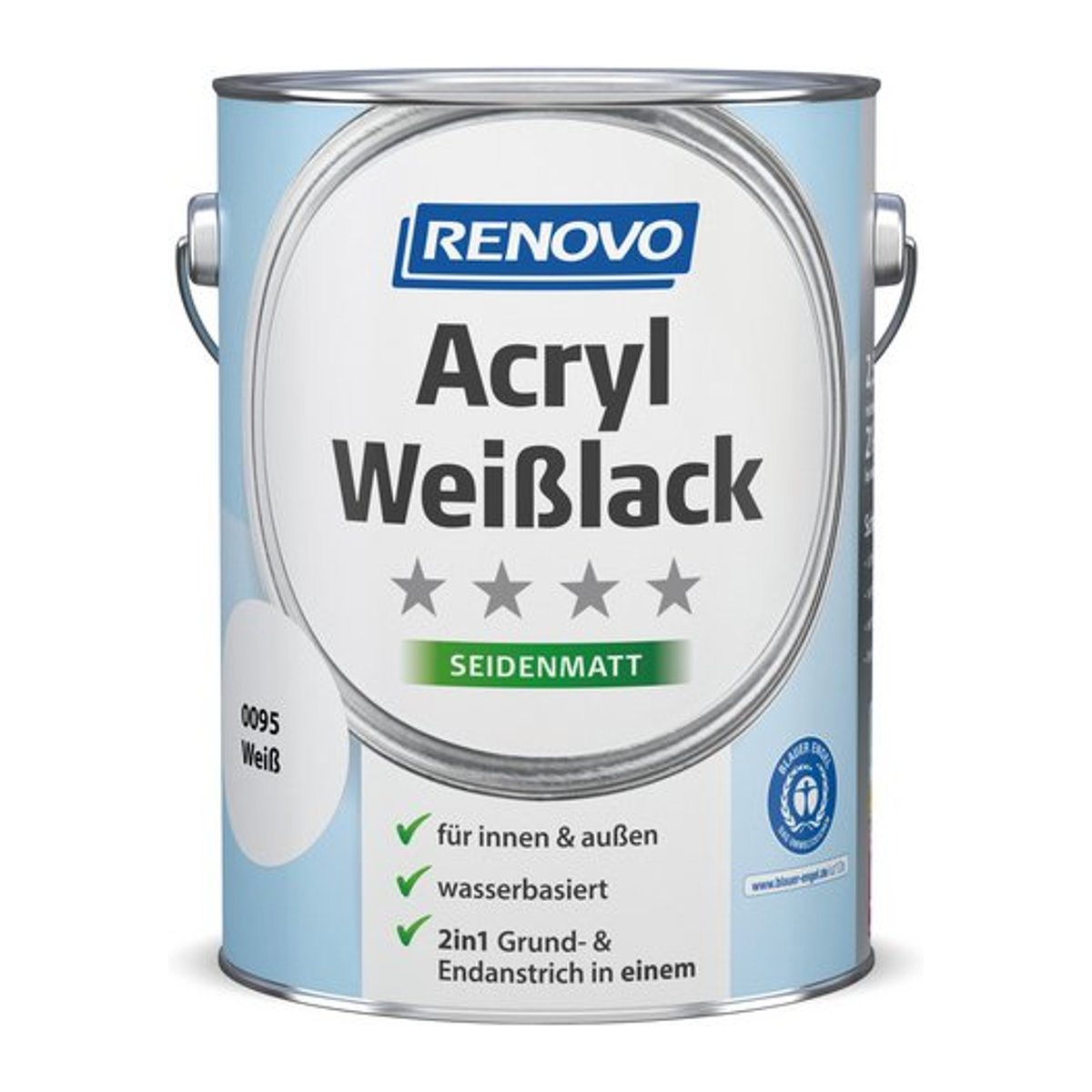 RENOVO Weißlack in Weiß Uni - Bild 1