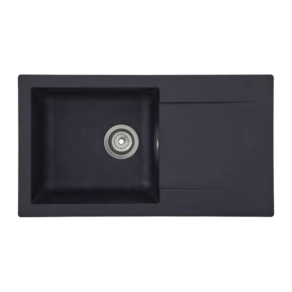 Respekta Einbauspüle Denver aus Mineralguss in Schwarz, B/H/T: 78 x 17 x 43,5 cm - Bild 5