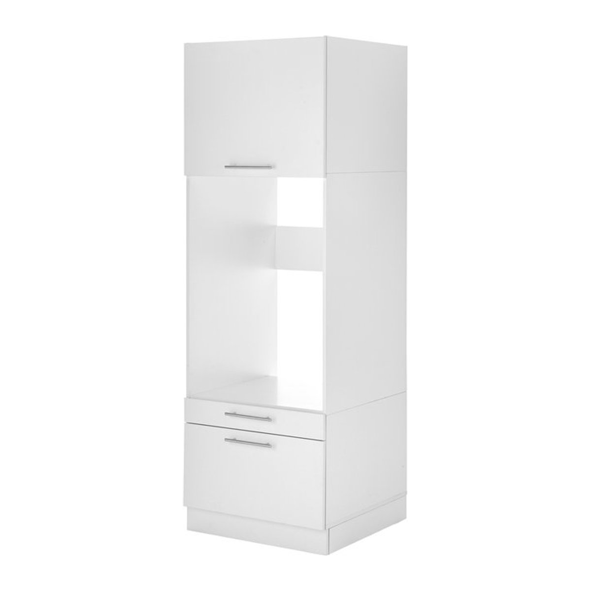 Respekta Waschmaschinenschrank Clara in Weiß Matt, B/H/T: 67,4 x 200 x 67,6 cm - Bild 1